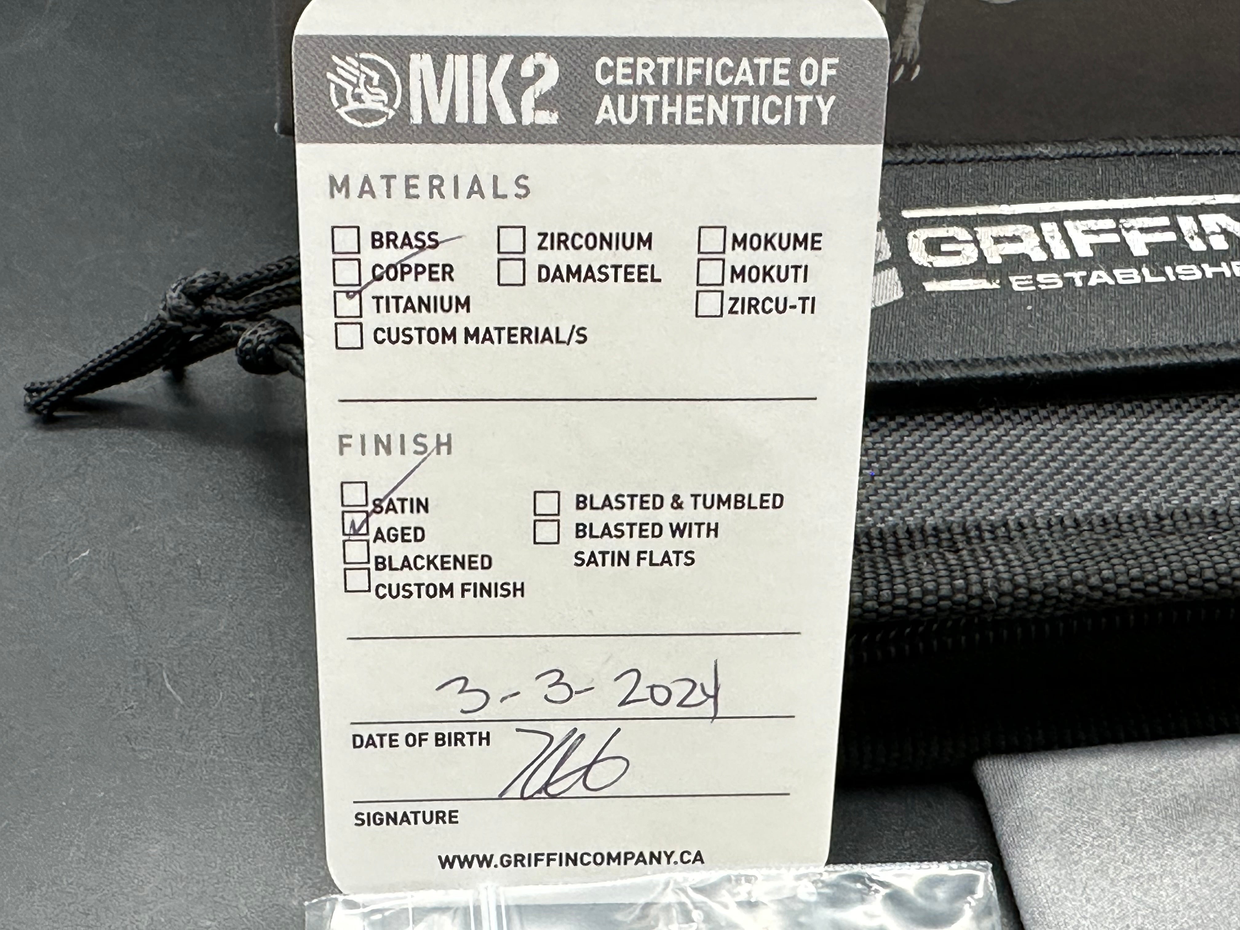 Griffin Co MK2 3.75