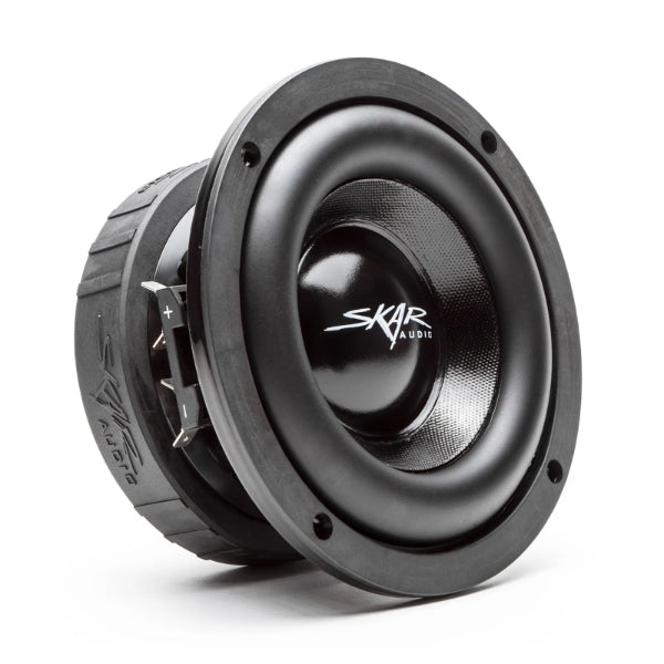 Skar Audio EVL-65 200W 6.5 Inch Car Subwoofer with Dual Voice Coil - Powerful Bass for Car Audio Systems, Home Theater & Music Enthusiasts