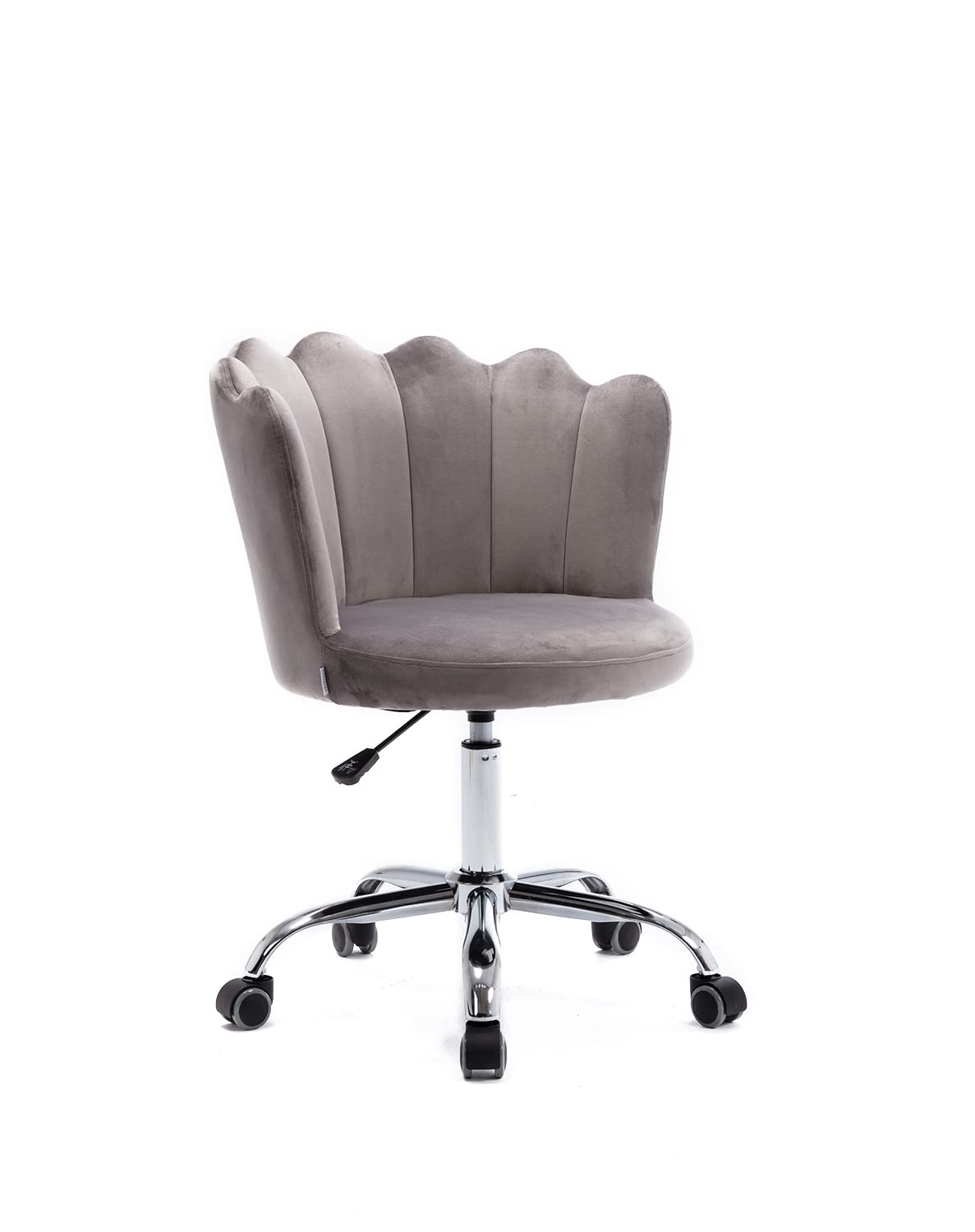 Modern Swivel Shell Chair - Gray Lounge Chair for Living Room, Bedroom & Home Office - Comfortable Leisure & Workspace Seating Solution