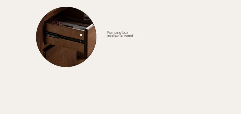 Premium Black Walnut & Ash Solid Wood Desk with 3 Drawers - Modern Home Office Writing Table for Study, Work & Remote Workspace