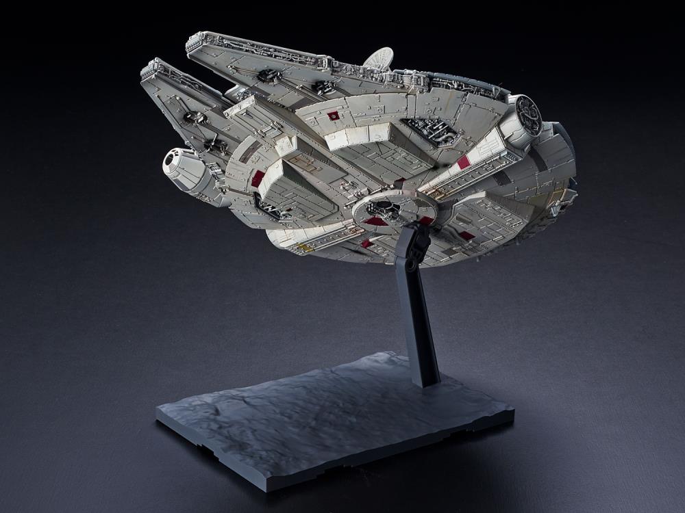 Bandai Star Wars Millennium Falcon Model Kit (The Rise of Skywalker Version) - Build & Display Your Own Iconic Star Wars Ship for Collectors & Fans