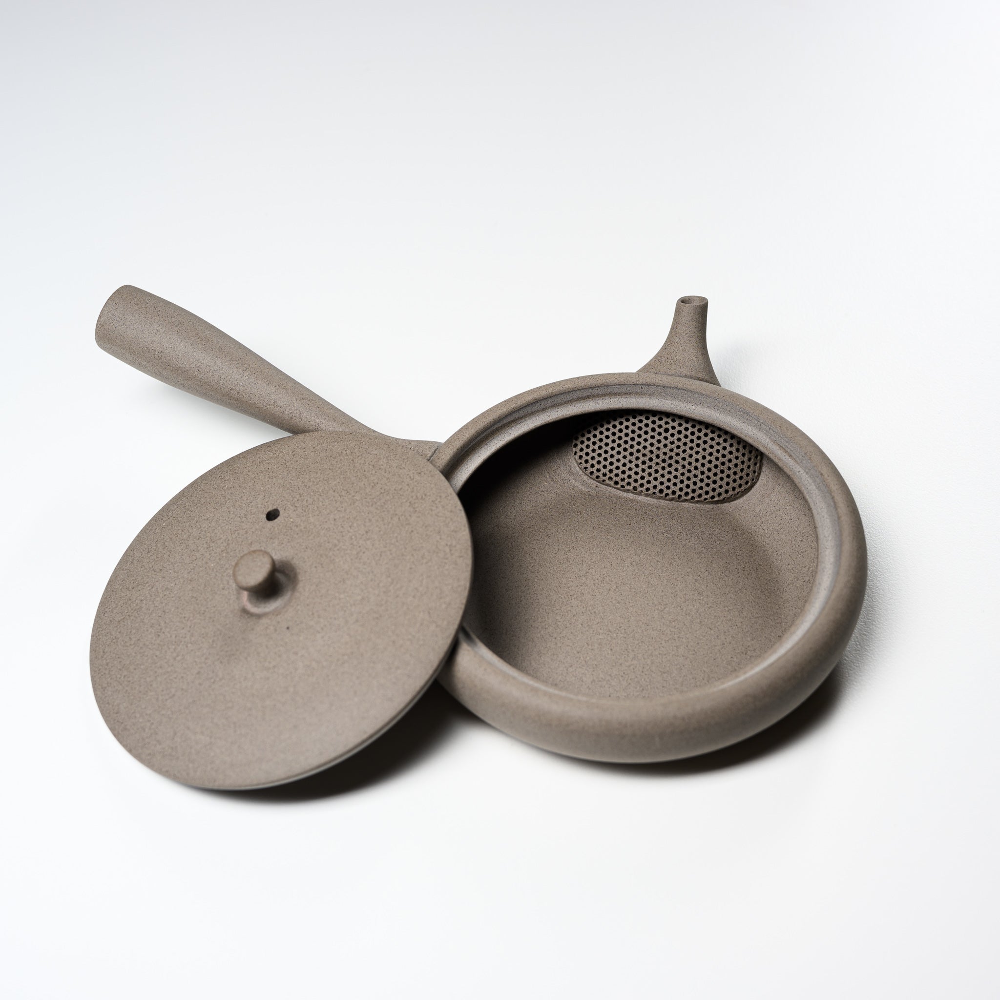 Premium JINSUI Tokoname Ware Japanese Teapot - TOKI Series Shirohai 80ml, Authentic Clay Pot for Perfect Tea Brewing | Ideal for Green Tea, Oolong Tea & Daily Tea Ceremonies