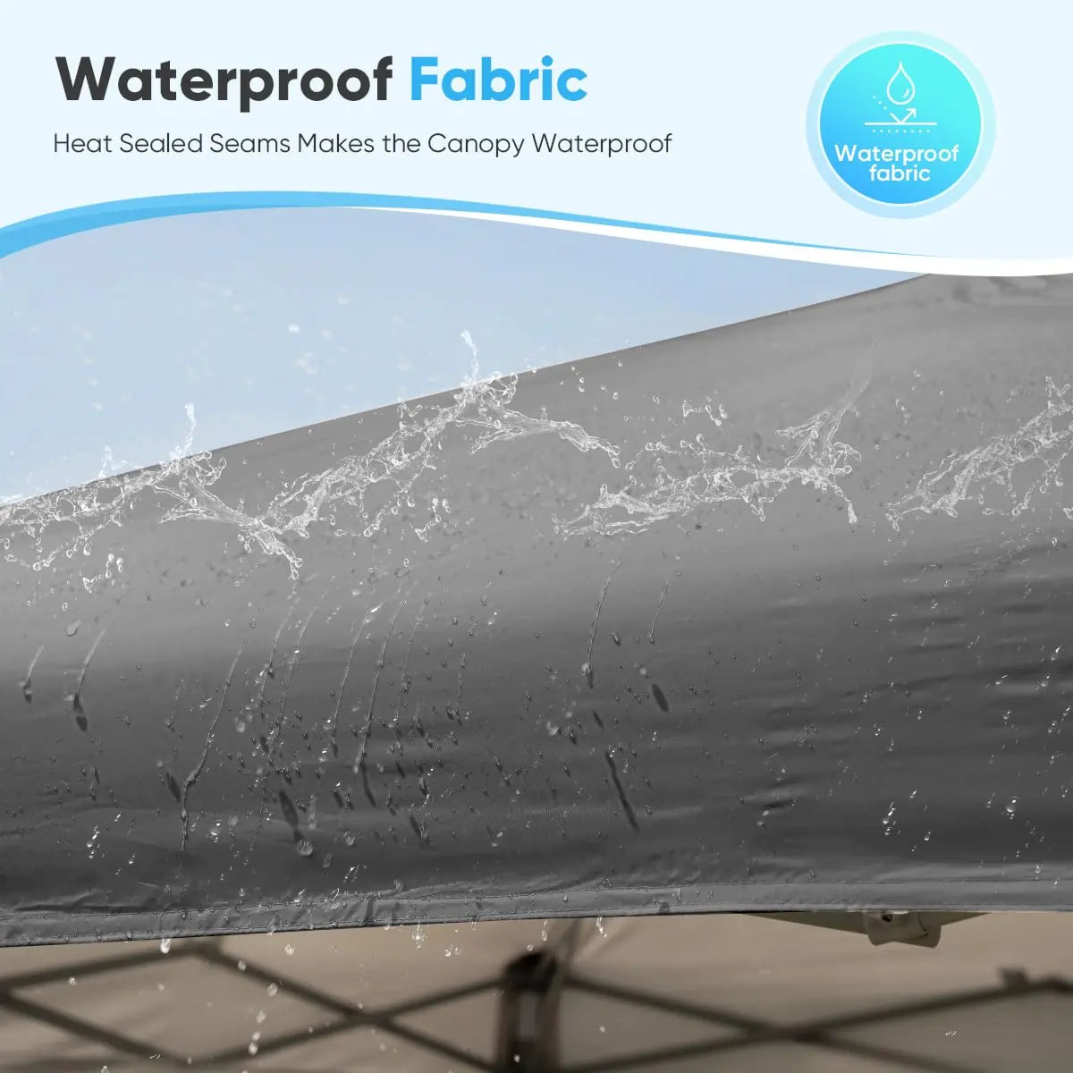 10' x 10' Pop Up Canopy Tent with Removable Sidewalls & Netting - Perfect for Outdoor Events, Camping, Beach Parties, and Backyard Gatherings