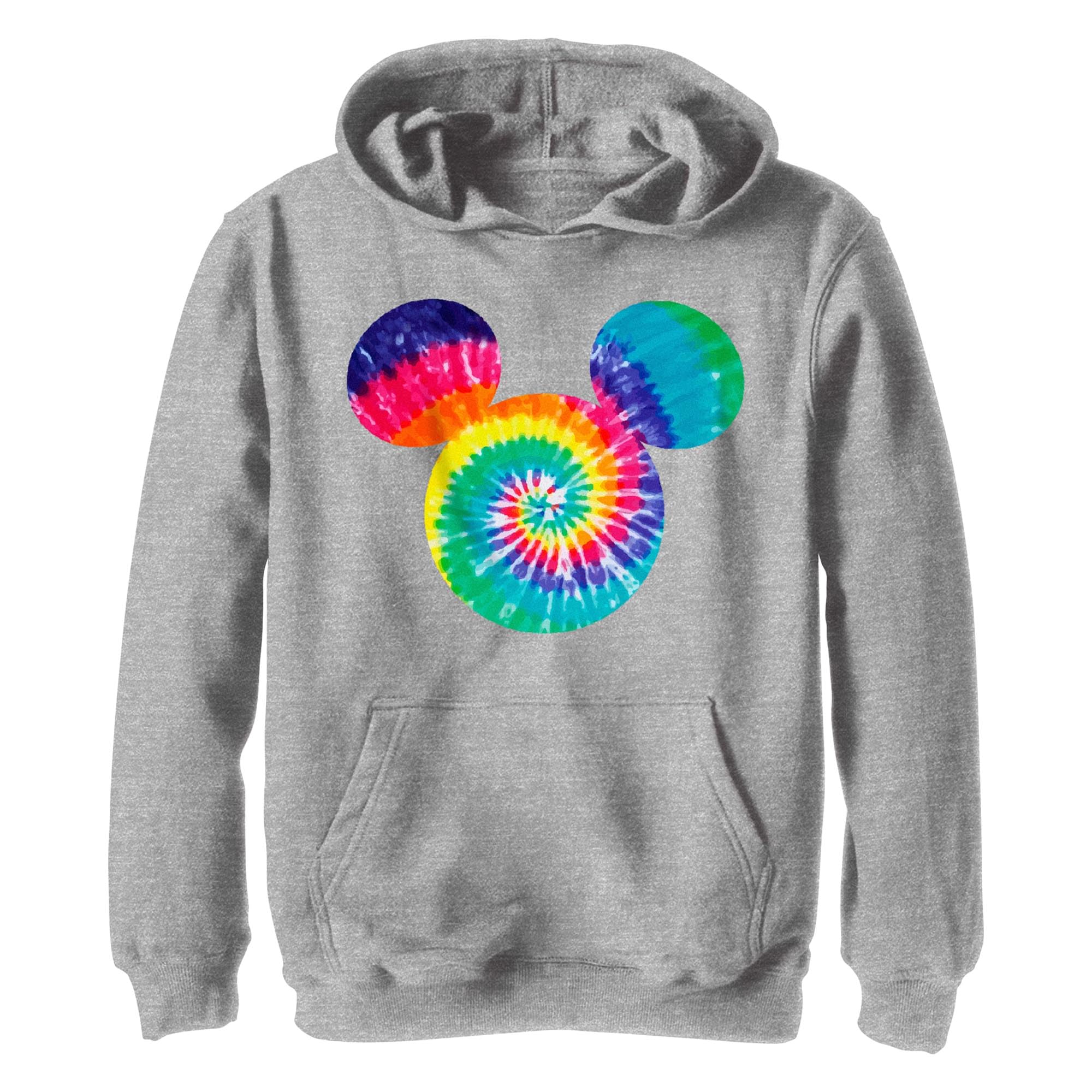 Boys' Mickey Mouse Tie-Dye Fleece Hoodie - Soft & Cozy Pullover for Kids | Perfect for School, Playdates & Outdoor Adventures