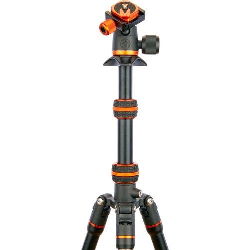 3 Legged Thing Punks Corey 2.0 Magnesium Alloy Tripod with AirHed Neo 2.0 Ball Head (Black) - Professional Camera Tripod for Photography, Videography & Travel - Lightweight & Durable for Outdoor Shooting