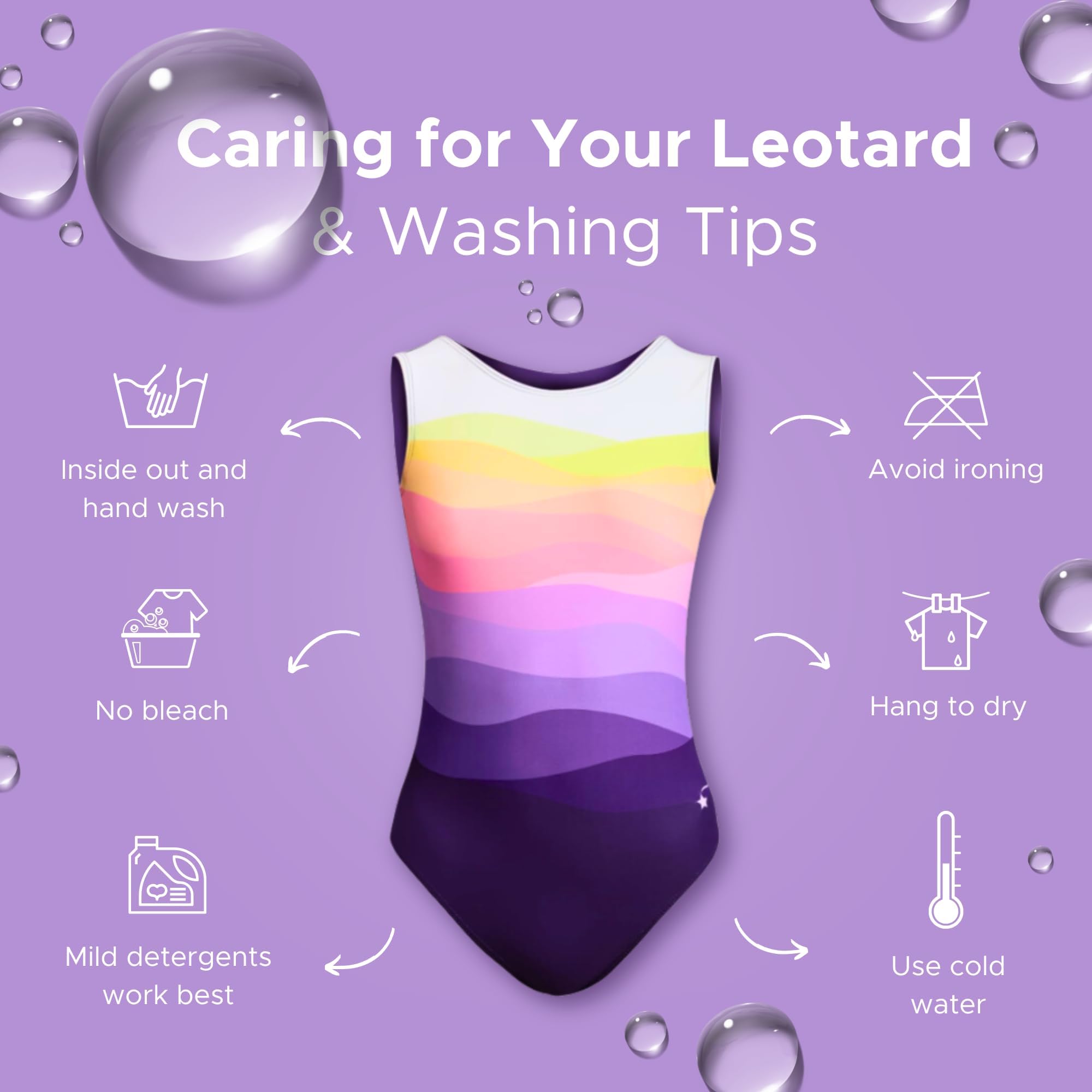 Destira Girls Gymnastics Leotards - Ultra Soft Dance Leotard with Matching Hair Scrunchie for Gymnastics, Cheerleading, Ballet & Yoga Practice | Perfect for Competitions, Recitals & Training Sessions