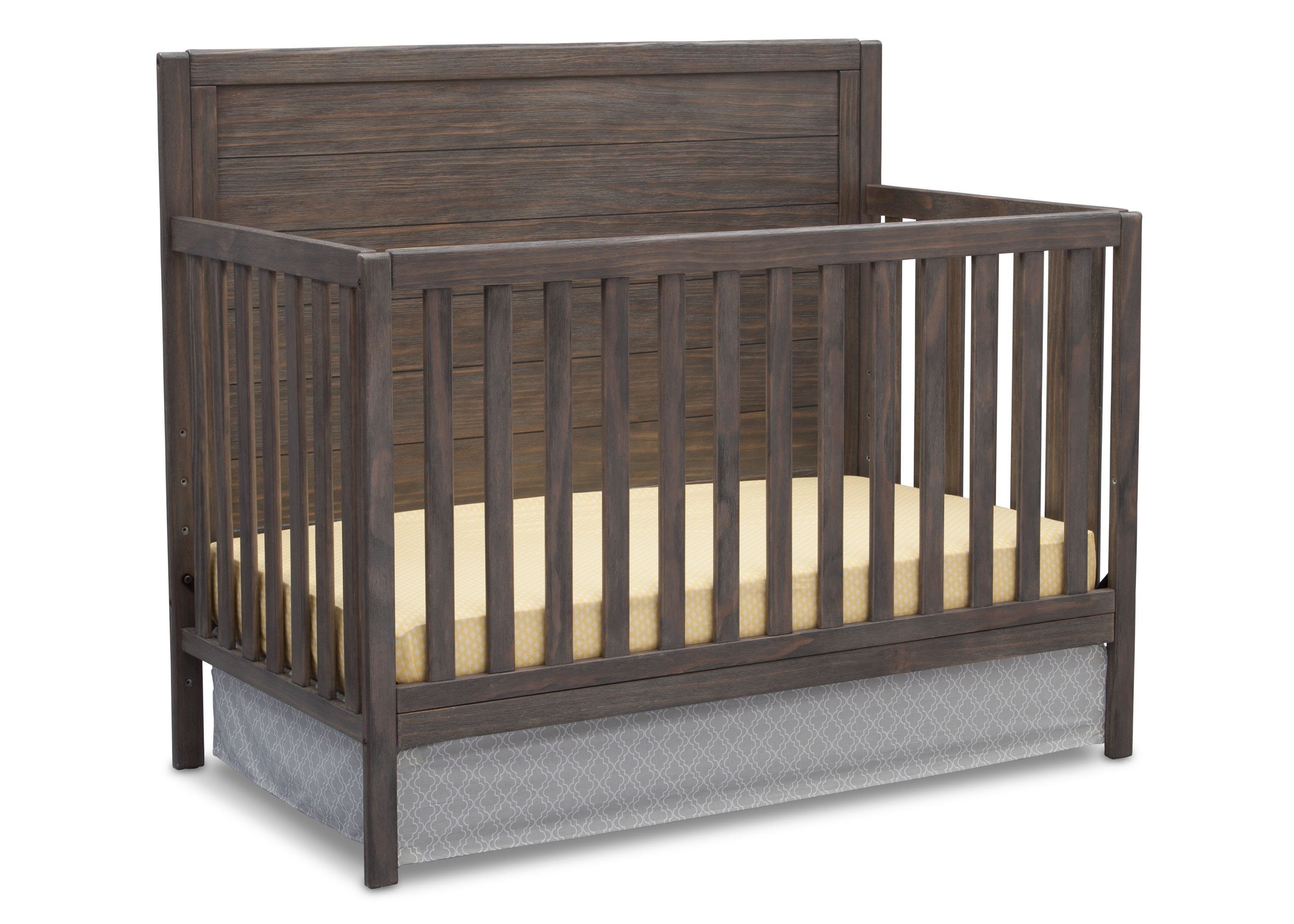 Cambridge 4-in-1 Convertible Baby Crib - White Nursery Furniture for Newborn to Toddler Bed | Perfect for Modern Nursery, Bedroom & Daycare Use