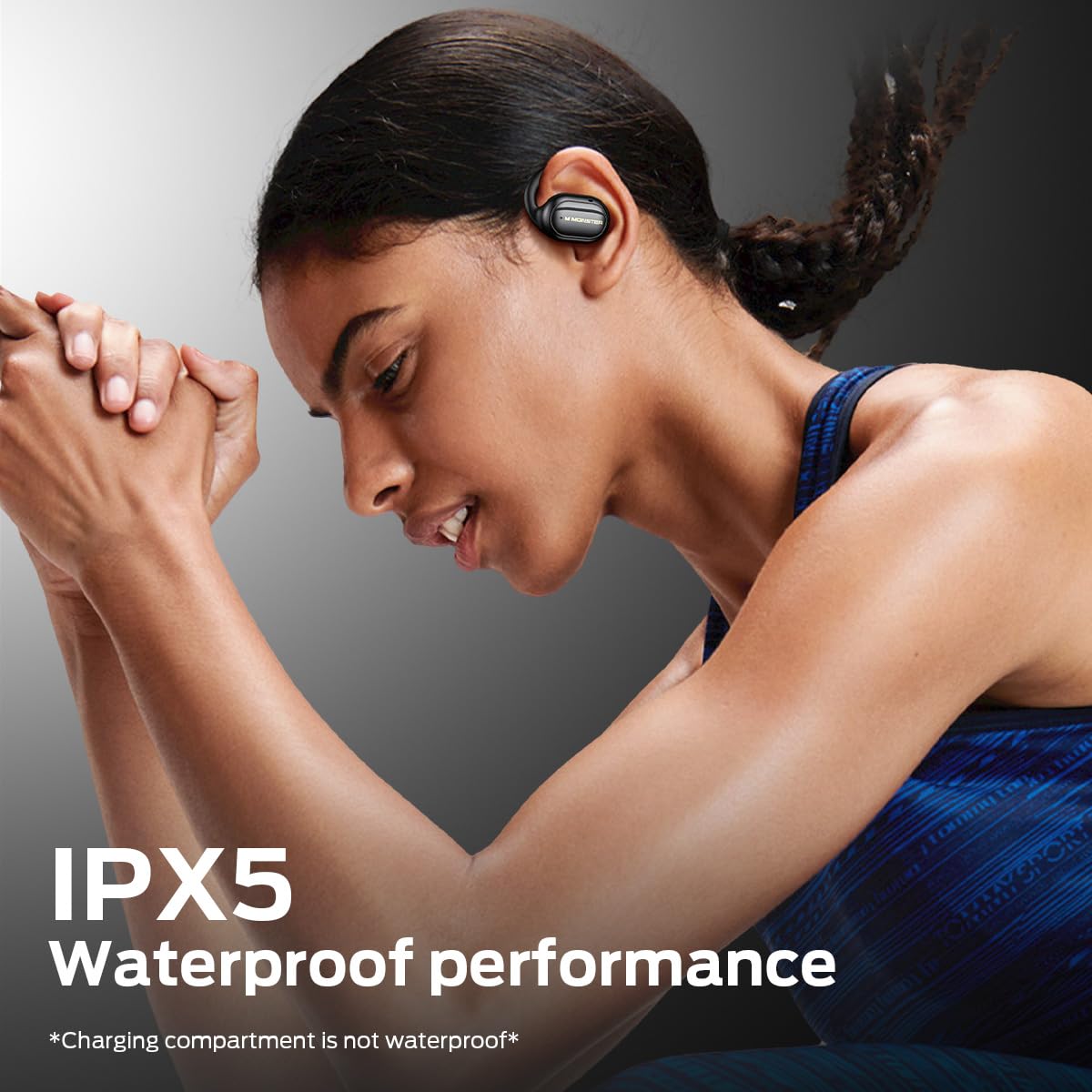 Monster Open AC601 & Open Touch Pro 100 Wireless Bluetooth Earbuds - Sweatproof Sport Earphones with HD Sound for Running, Gym & Workout | Perfect for iPhone & Android Phones