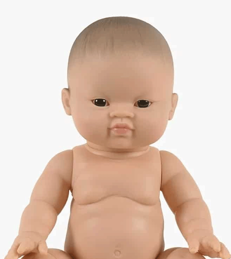 Minikane Alizee Girl Baby Doll with Realistic Brown Eyes - Perfect for Pretend Play, Gift Giving & Collectibles