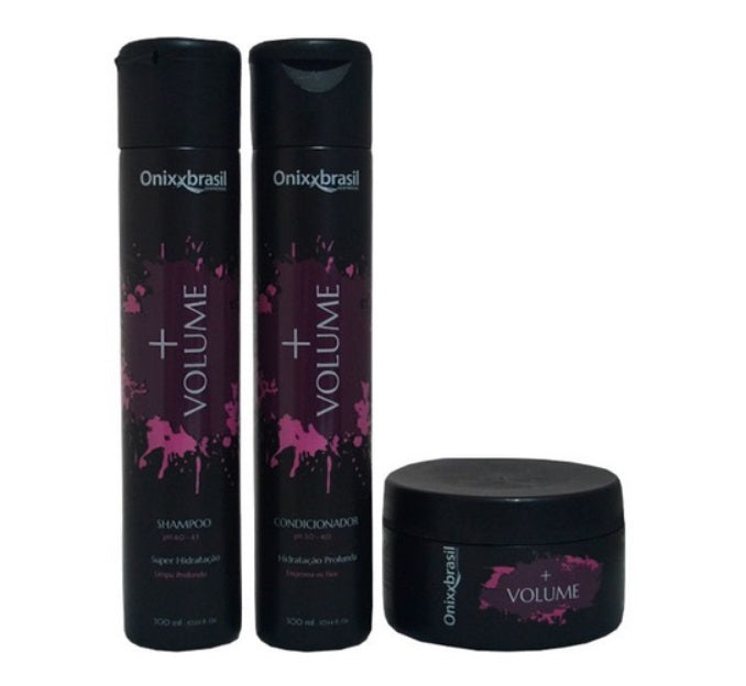 Onixx Volume & Moisturizing Fine Hair Treatment Kit - Daily Hair Care for Thin Hair with 3 Essential Items | Perfect for Home Use & Salon Styling
