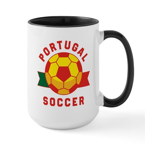 White/Black Inside - Portugal Soccer Mugs