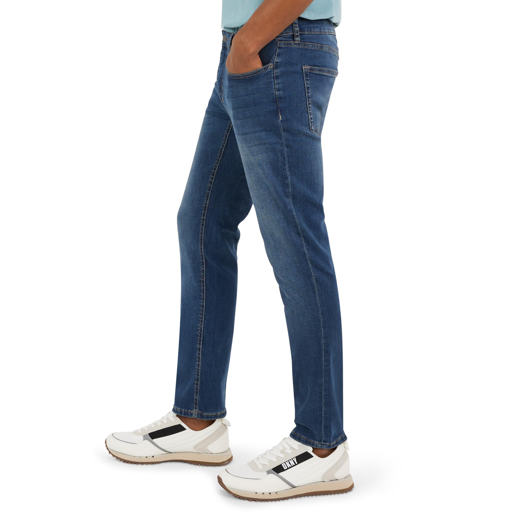 DKNY Jeans for Men - Premium Soft Slim Fit Stretch Denim Pants | Comfortable & Stylish for Casual Wear, Office & Night Out