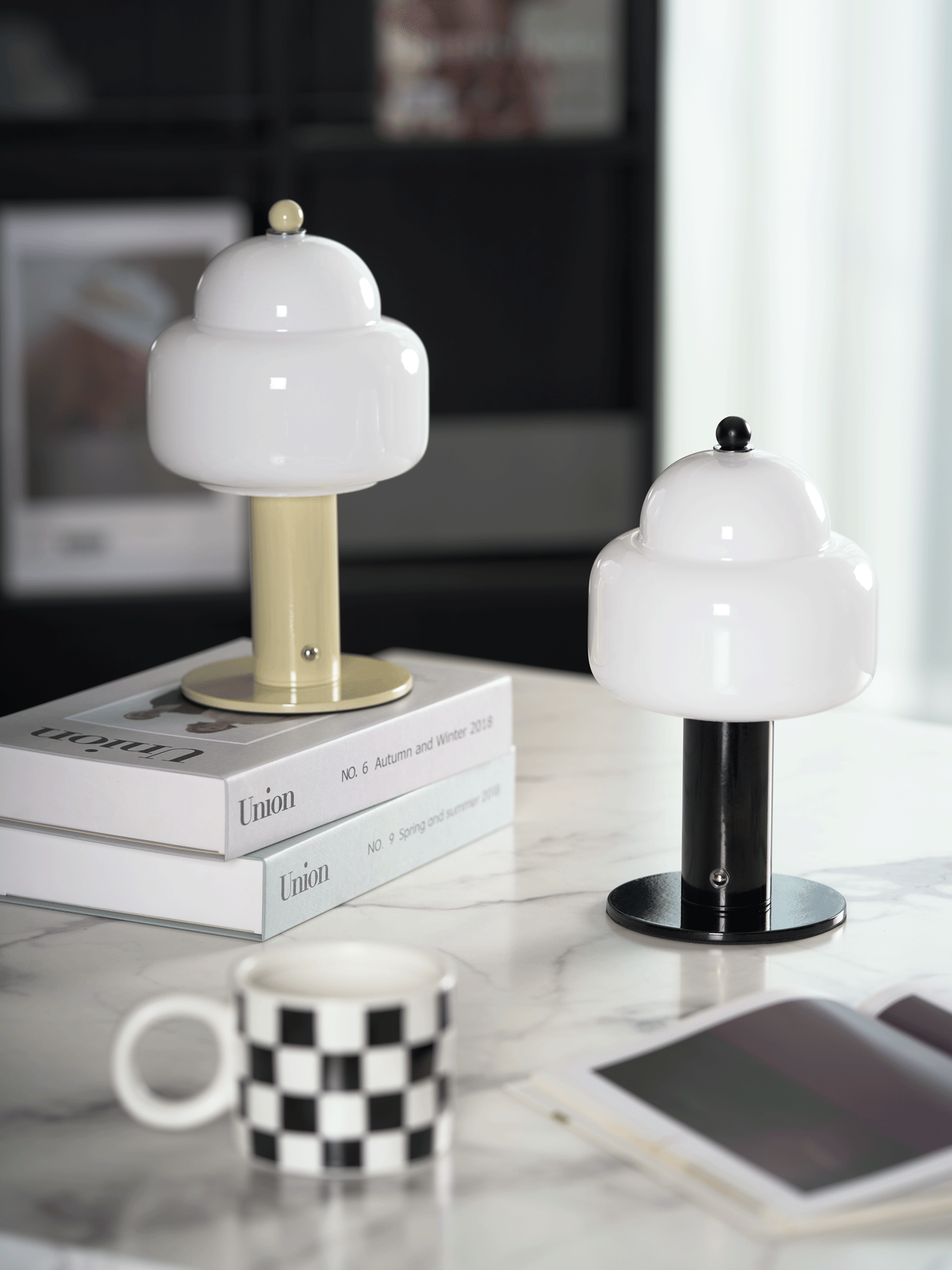 Modern Cloud Dome Table Lamp - Soft Glow LED Night Light for Bedroom, Nursery & Living Room - Stylish Home Decor & Cozy Ambiance Lighting
