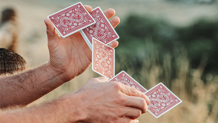 Premium Red Drifters Playing Cards - Waterproof & Durable Poker Deck for Magic Tricks, Card Games, and Collectibles - Perfect for Parties, Travel, and Gifts