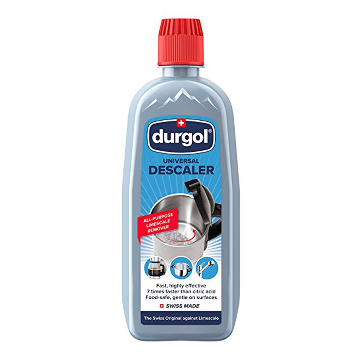 Durgol Universal Descaler 500ml - Fast Acting Lime & Calcium Remover for Coffee Machines, Kettles & Household Appliances | Safe for Stainless Steel & Plastic