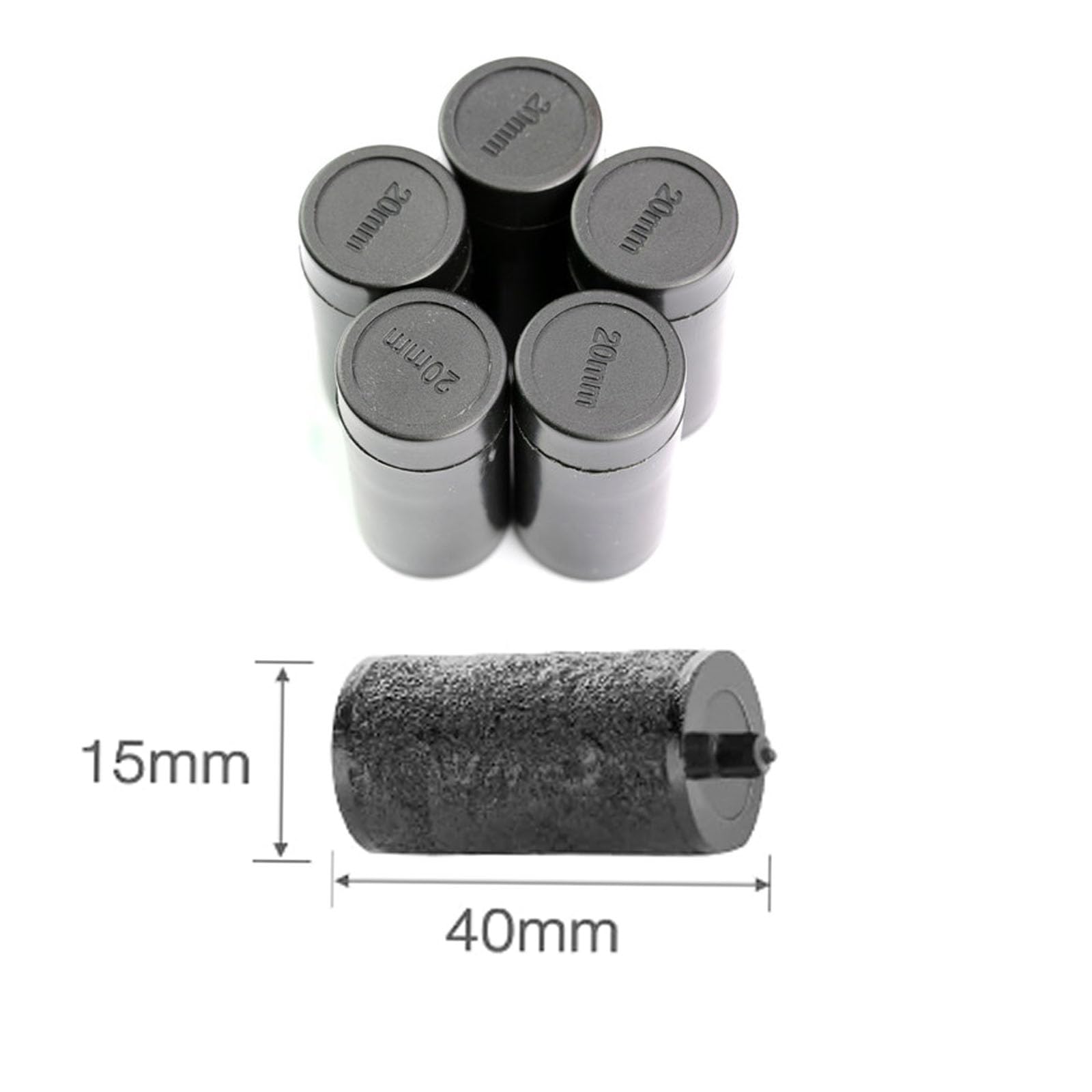 6 Pack Refill Ink Rolls Compatible with MX-5500 Label Price Gun - Replacement Ink Roller for Label Maker - Perfect for Retail Pricing, Warehouse Labeling & Inventory Management