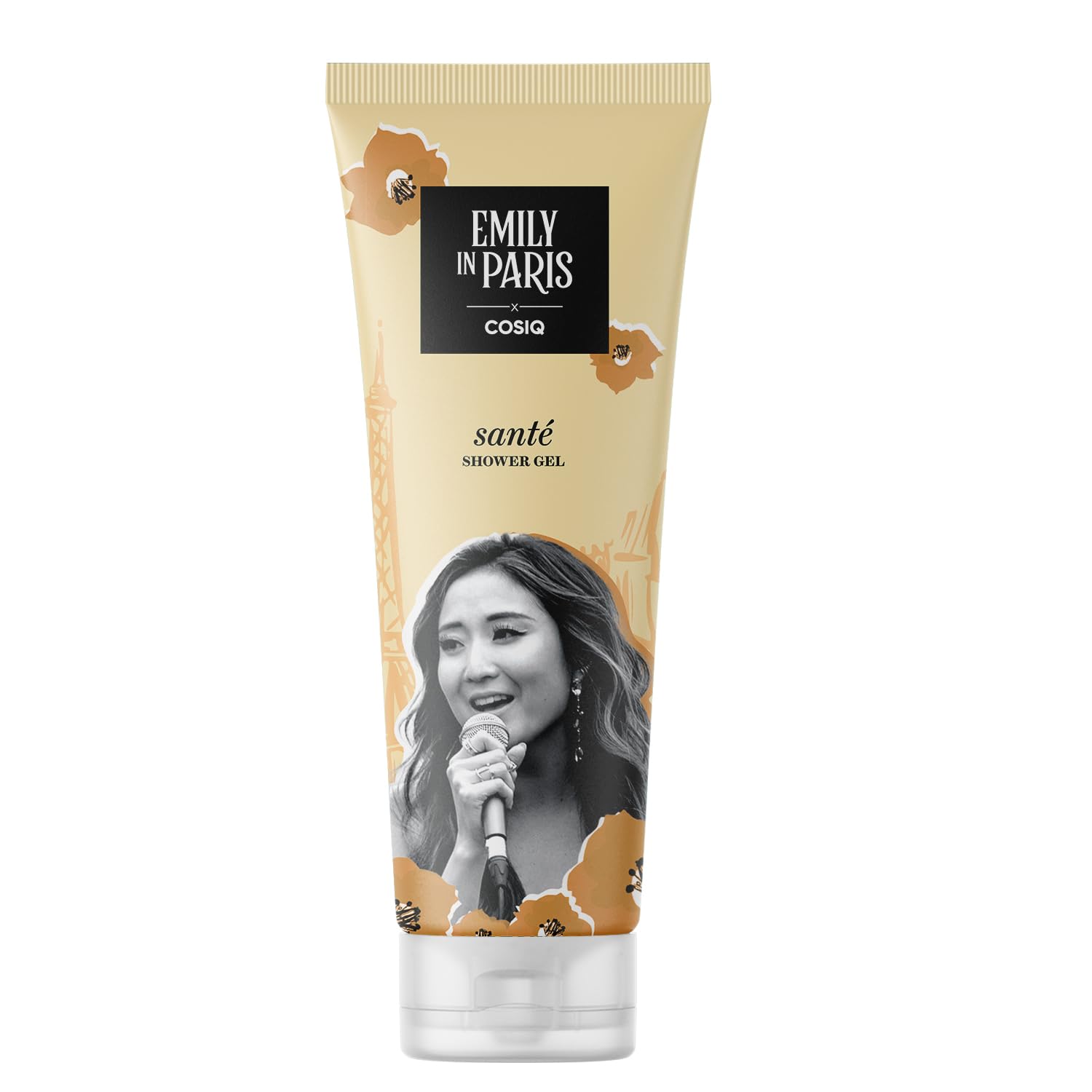 Cos-IQ Emily In Paris Women's Body Wash - 24/7 Freshness with Long-Lasting Amber Scent | Paraben-Free & Soap-Free Formula for Glowing Skin | 200ml Shower Gel | Perfect for Daily Use, Gifts & Travel