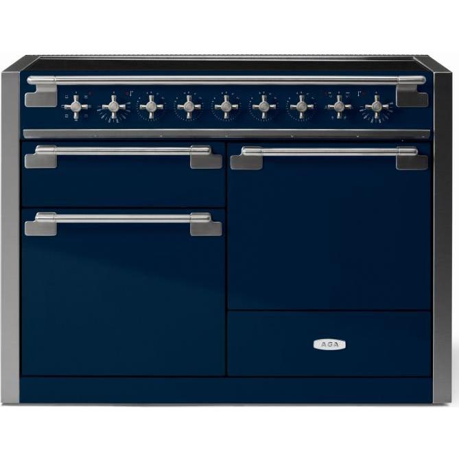 AGA 48-Inch Elise Induction Range with True European Convection - AEL481ININD | Professional Gas Stove for Home Kitchen | Perfect for Baking, Roasting & Gourmet Cooking