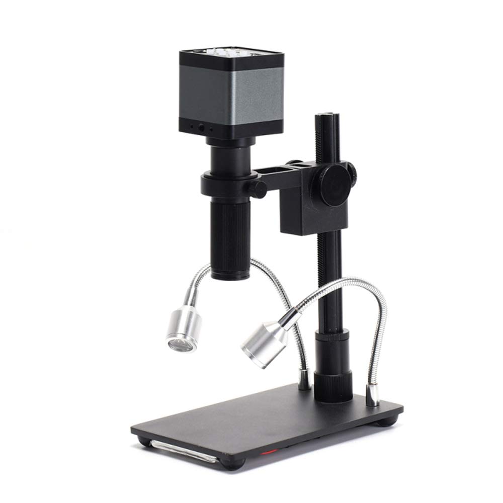 48MP HDMI Industrial Microscope Camera with Mount Kit - High Resolution Digital Video Microscope for PCB Inspection, Soldering, Quality Control & Manufacturing