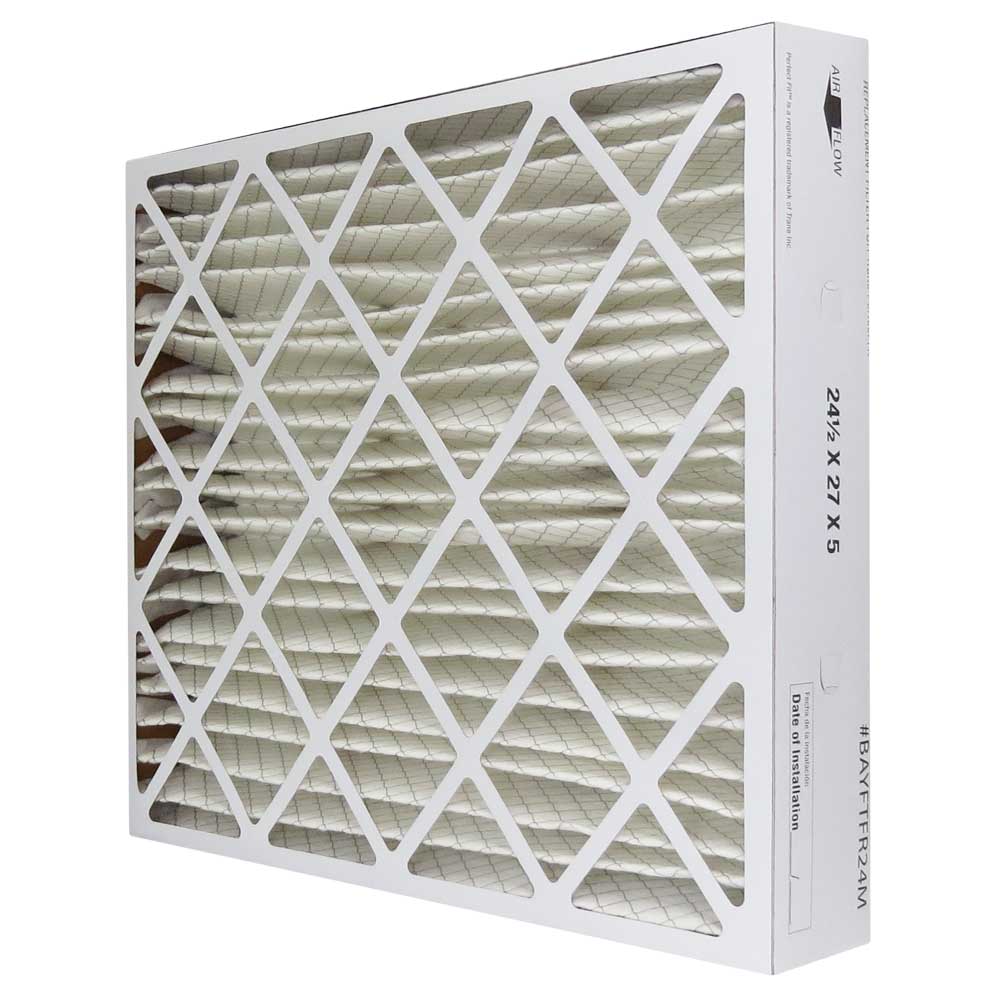 Atomic BAYFTFR24M 24.5x27x5 MERV 13 Trane Replacement Furnace Air Filter - 2 Pack - High Efficiency HVAC Filters for Cleaner Air in Homes & Offices