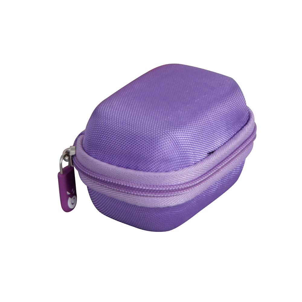 Hermitshell Hard Travel Case for Jabra Elite 3 Wireless Earbuds - Protective Storage Box for Bluetooth Headphones (Purple) - Perfect for Travel, Gym & Daily Commute
