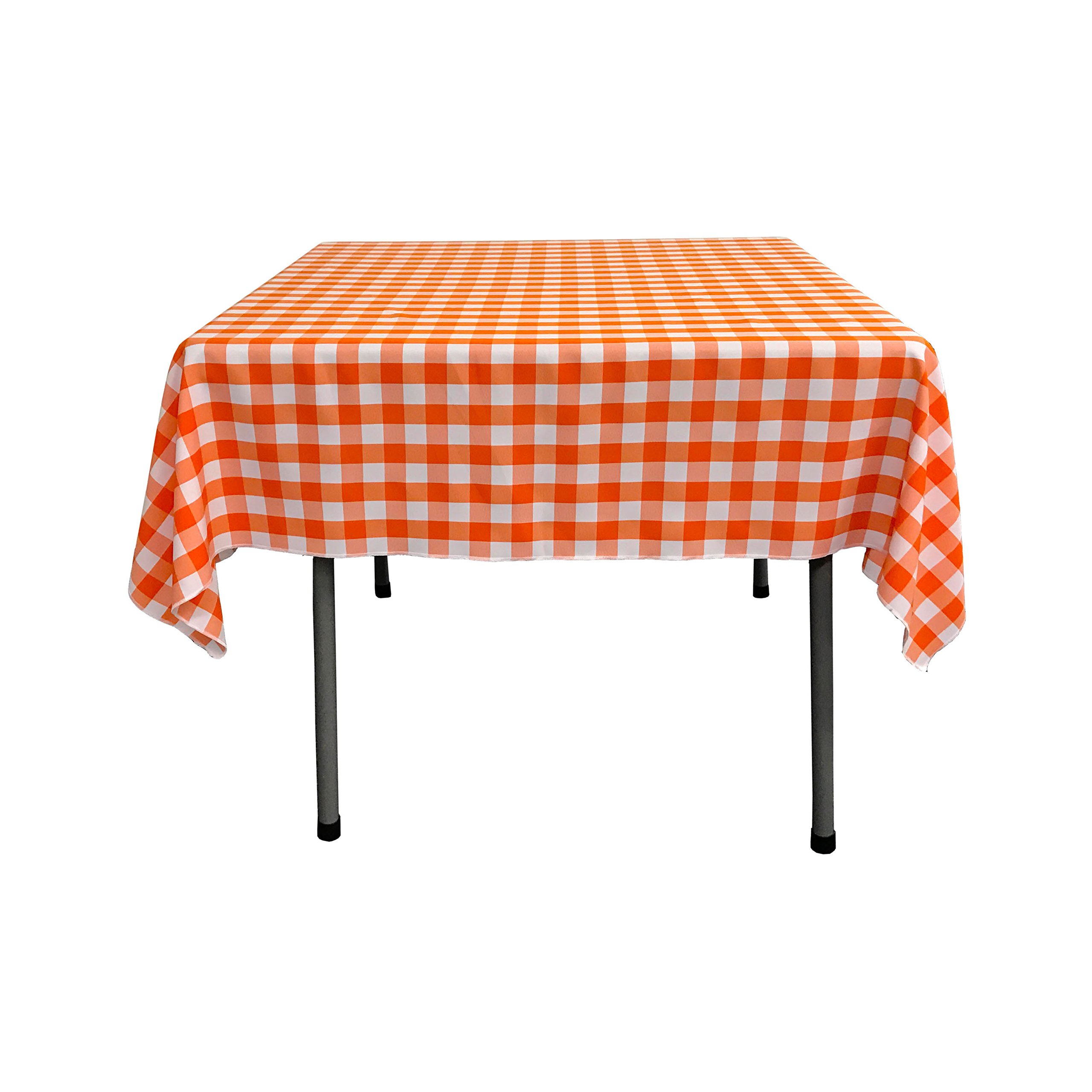 LA Linen Gingham Tablecloth 52