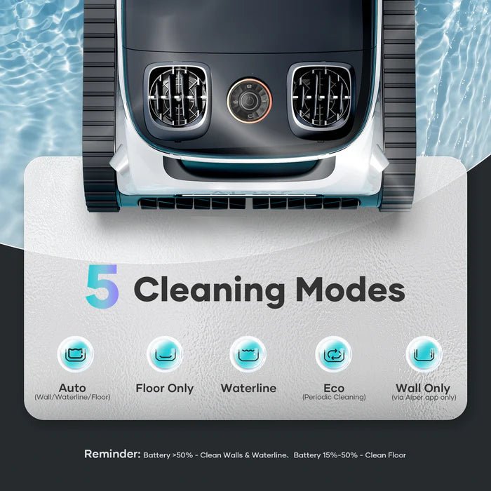 Aiper Scuba N1 Pro Cordless Robotic Pool Cleaner - Automatic Pool Vacuum for Inground & Above Ground Pools - Ideal for Cleaning Leaves, Dirt & Debris in Home Swimming Pools