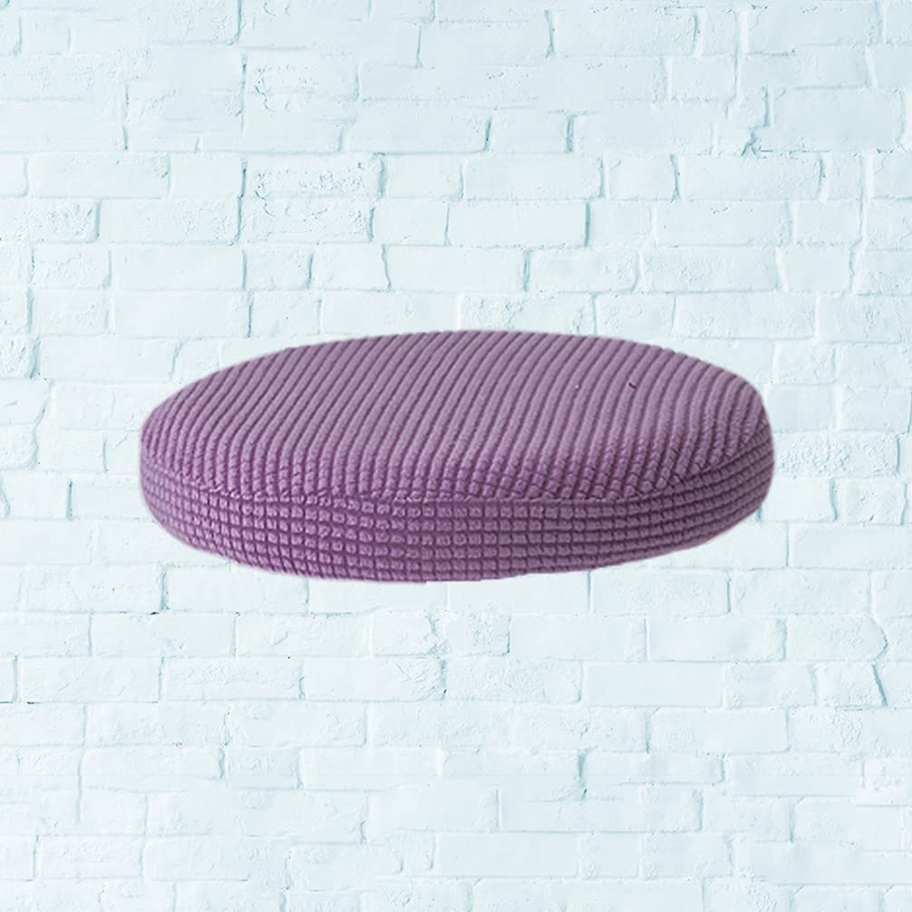 Wakauto Elastic Round Stool Cover - Universal Fit for Vanity Chairs, Bar Stools, Counter Chairs & Moon Chairs - Soft Protective Cushion Case for Home, Salon, and Restaurant Use
