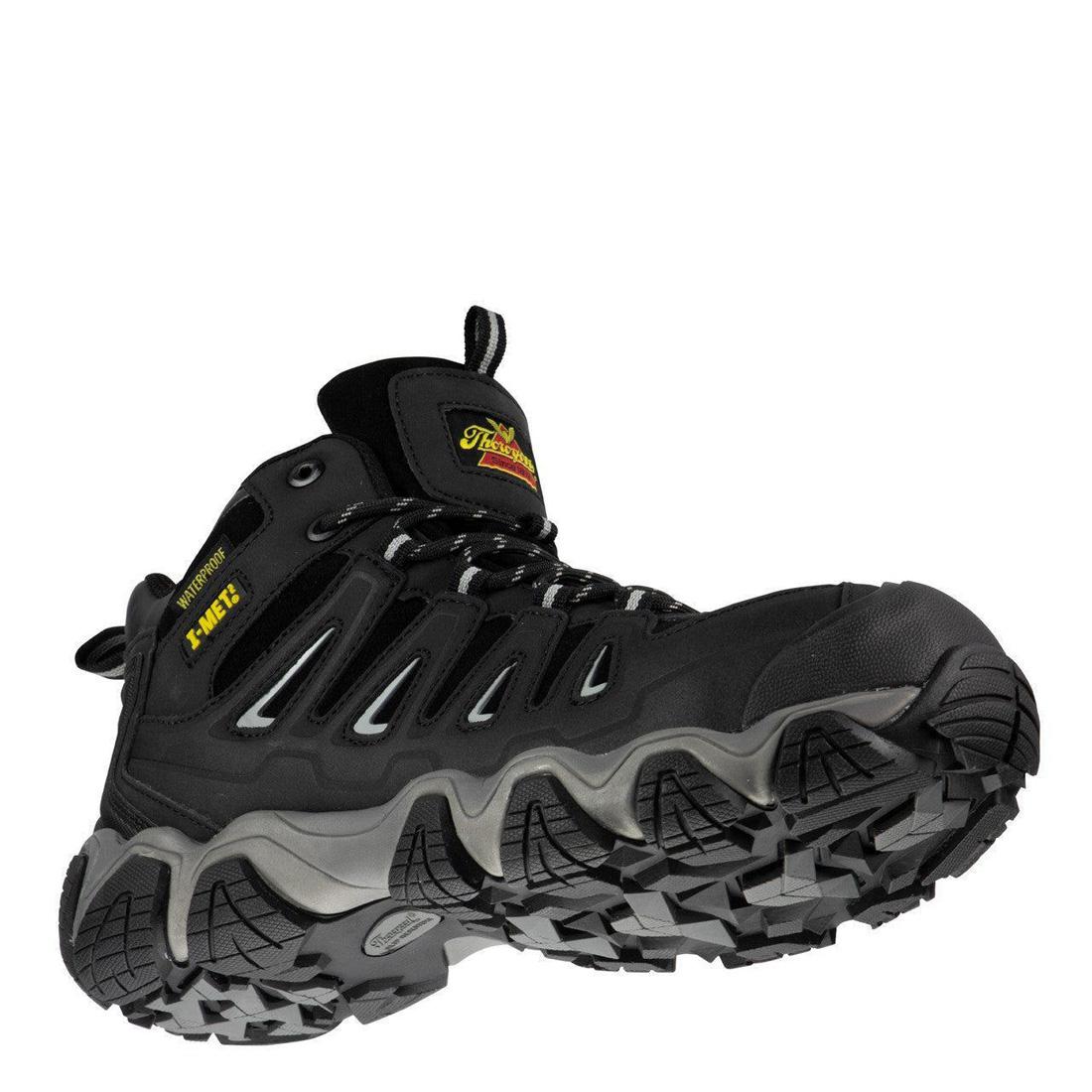 Crosstrex I MET² Waterproof Composite Toe Hiker Boots for Men - Black | Lightweight Hiking Shoes for Outdoor, Work & Construction | ASTM F2413-11 Safety Certified