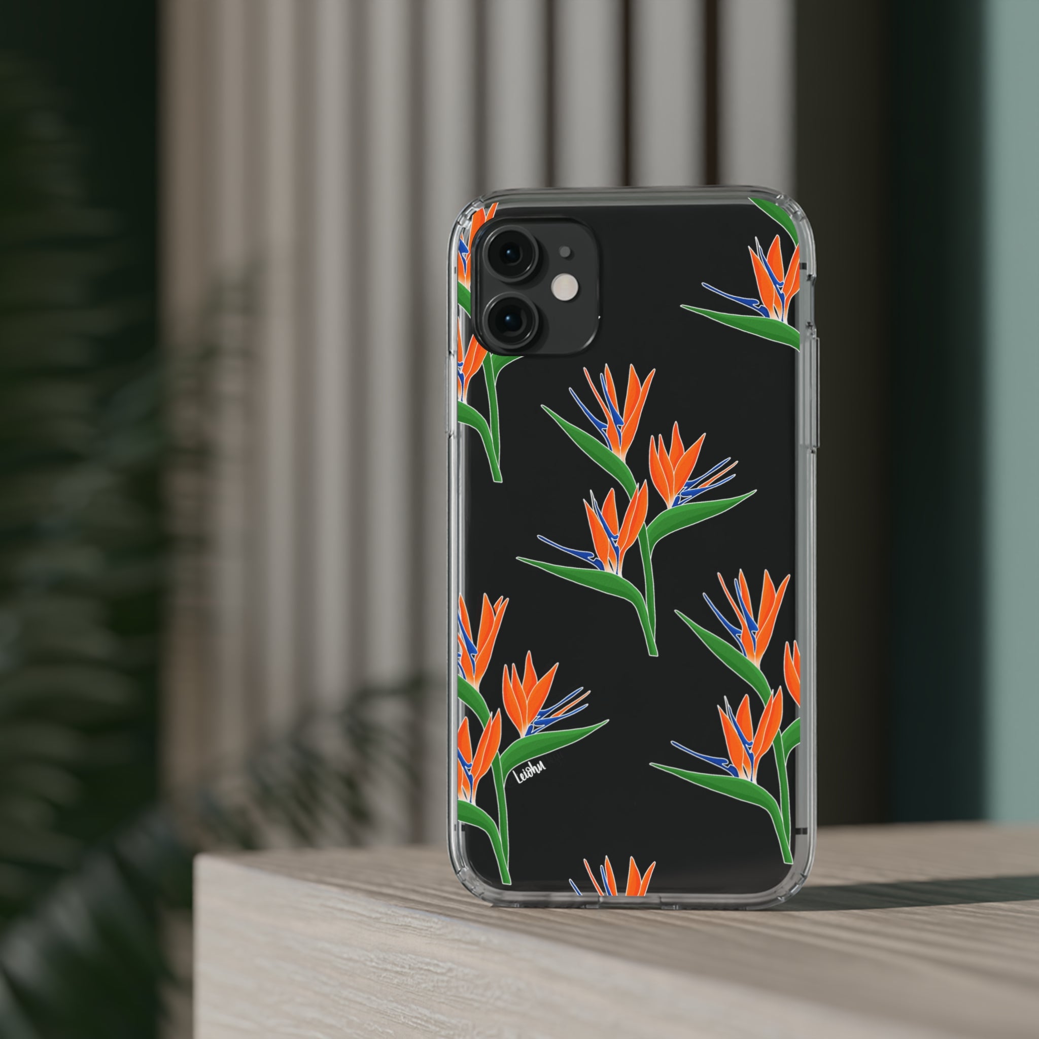 Bird of Paradise Clear Phone Case - Durable Protective Cover for iPhone & Samsung - Perfect for Nature Lovers & Tropical Style