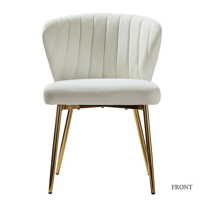Luxury Aruna Velvet Upholstered Accent Chair - Soft Velvet Fabric, Comfortable Seating for Living Room, Bedroom, or Office - Elegant Home Decor & Stylish Furniture