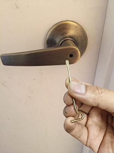 20 Pack Flat Key Interior Door Key Pins - Compatible with Privacy Door Locks for Bedroom, Bathroom & Interior Doors - Emergency Replacement Keys (20 Direction Pins) - Perfect for Home Security & Lock Maintenance