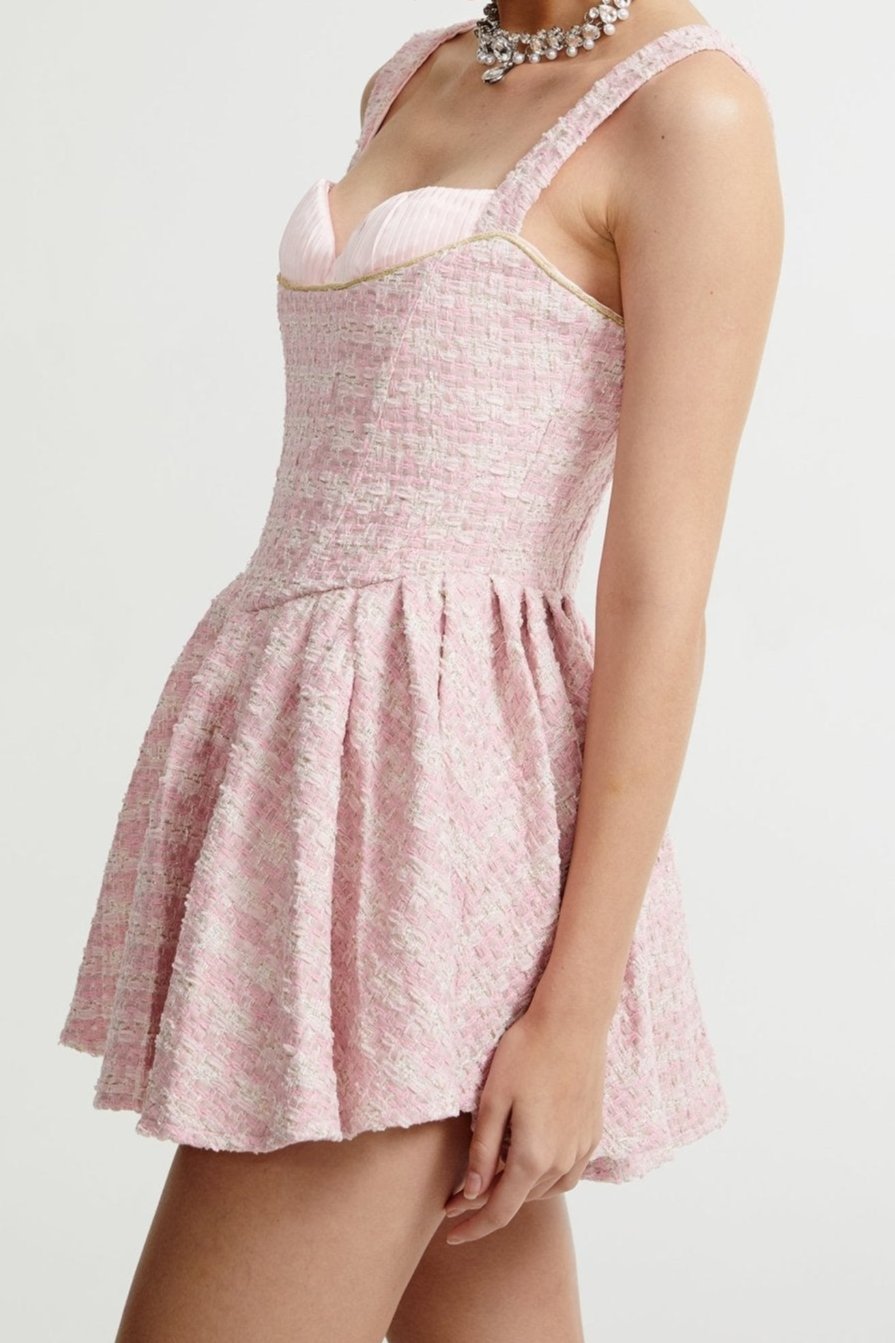 Amalthea Knitted Mini Dress for Women - Soft Stretch Bodycon Party Dress - Perfect for Night Out, Date Night, and Special Occasions