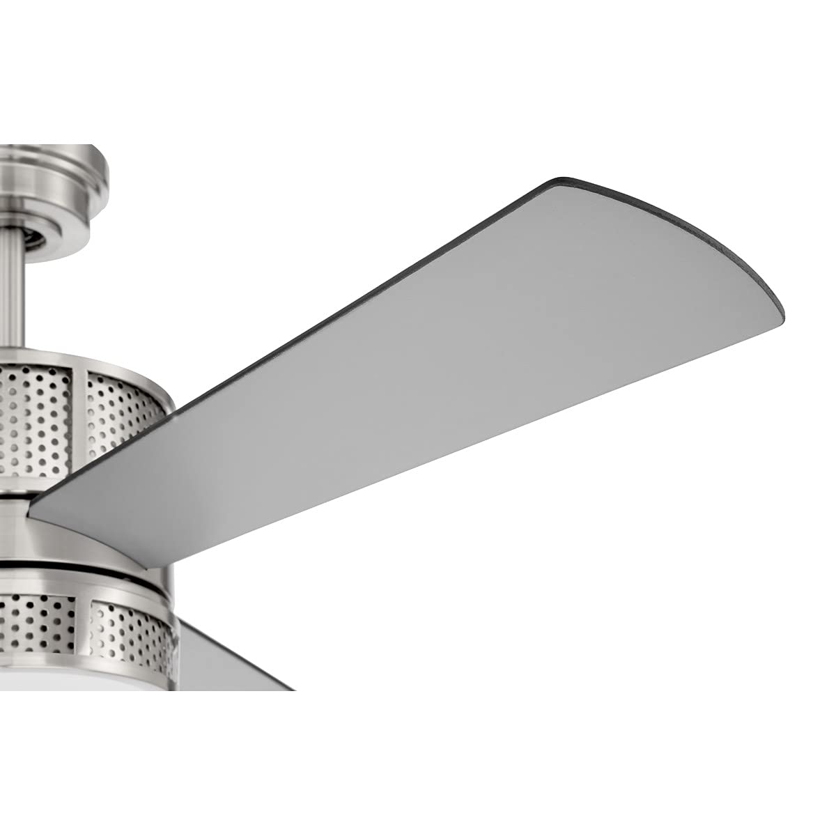 Craftmade MRN52BNK3 Morrison 52-Inch Indoor Ceiling Fan with LED Light Kit & Wall Control - 3 Reversible Brushed Nickel/Flat Black Plywood Blades - Brushed Polished Nickel Finish - Perfect for Living Room, Bedroom or Patio Cooling