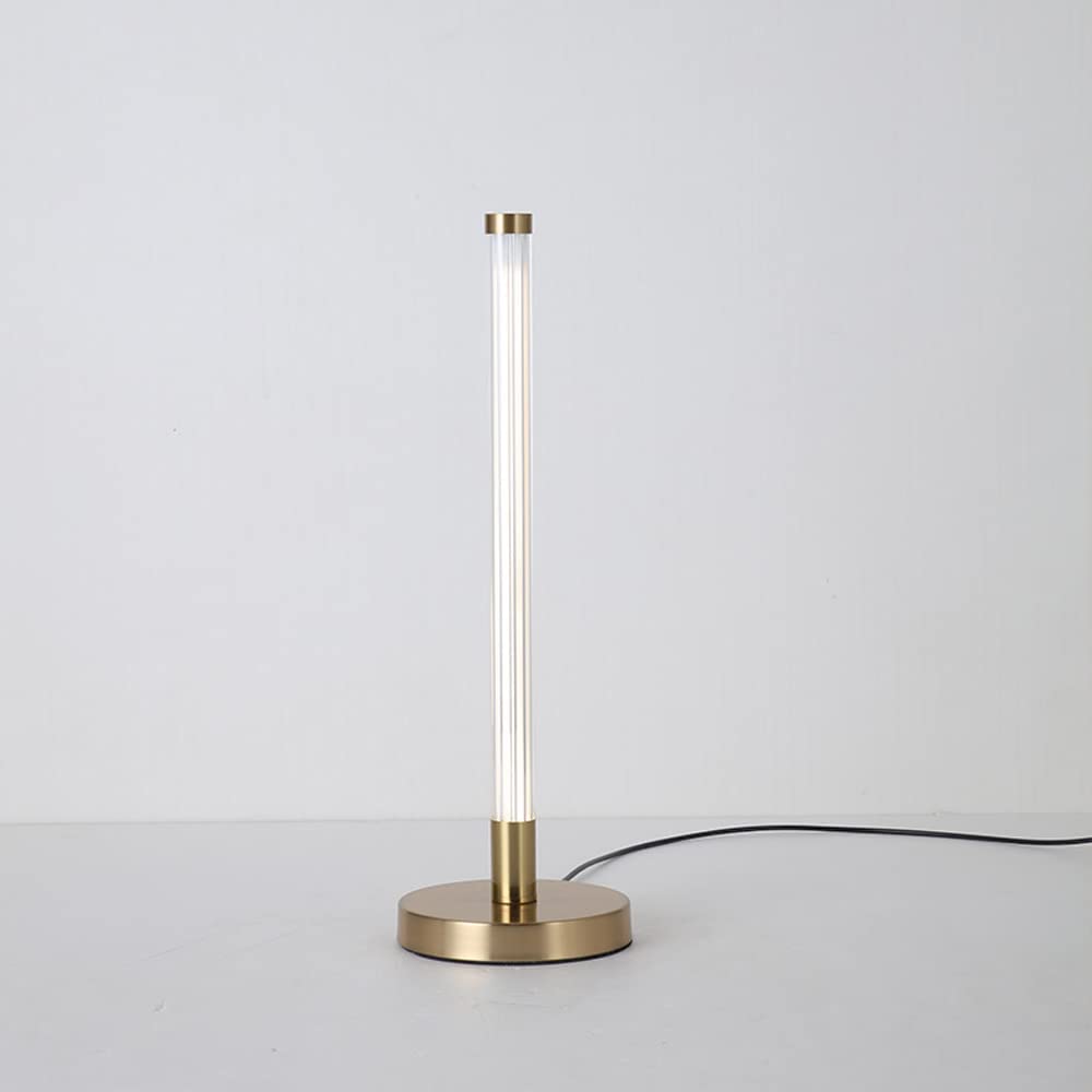 Eye-Caring LED Desk Lamp with Adjustable Brightness - Modern Minimalist Bedside & Office Table Lamp for Working, Reading, Studying - Perfect for Home Office, Bedroom, Dorm Room & Study Spaces