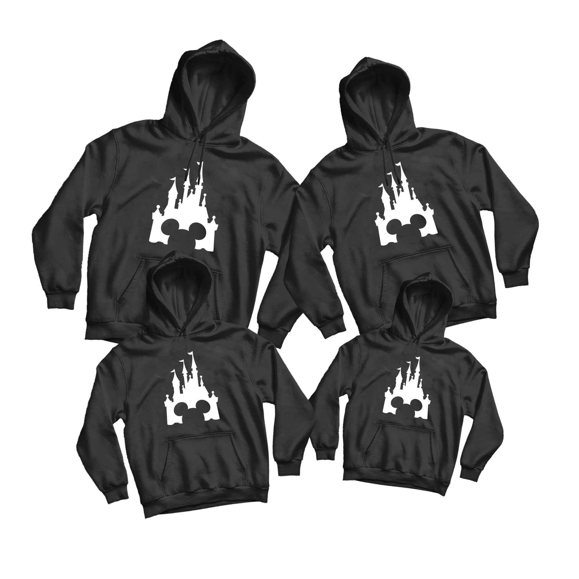 Disney Mickey & Minnie Mouse Hooded Sweatshirt - Natural Cotton Unisex Pullover for Theme Parks & Family Vacations