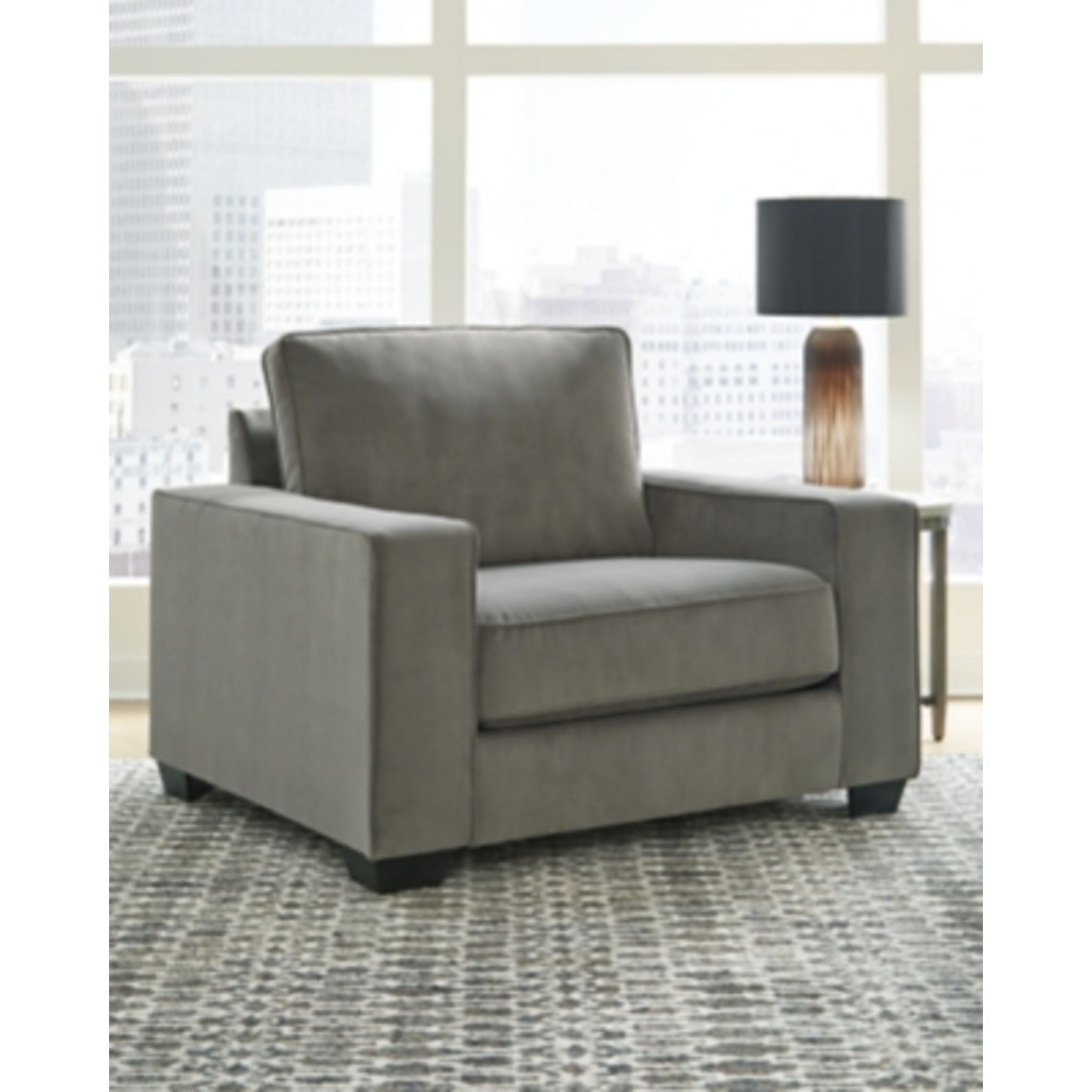 Angleton Chair and a Half in Sandstone - Oversized Comfortable Accent Chair for Living Room, Bedroom, or Office