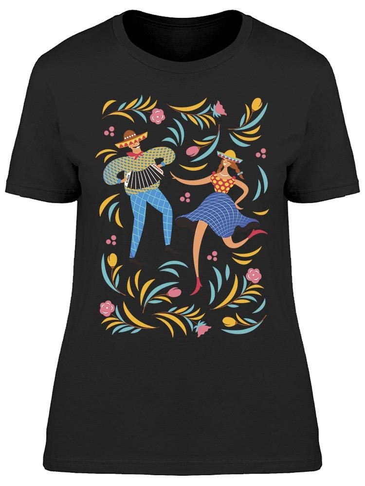 Smartprints Dancing Couple T-Shirt for Women - Fun & Stylish Graphic Tee for Date Nights, Parties & Casual Wear