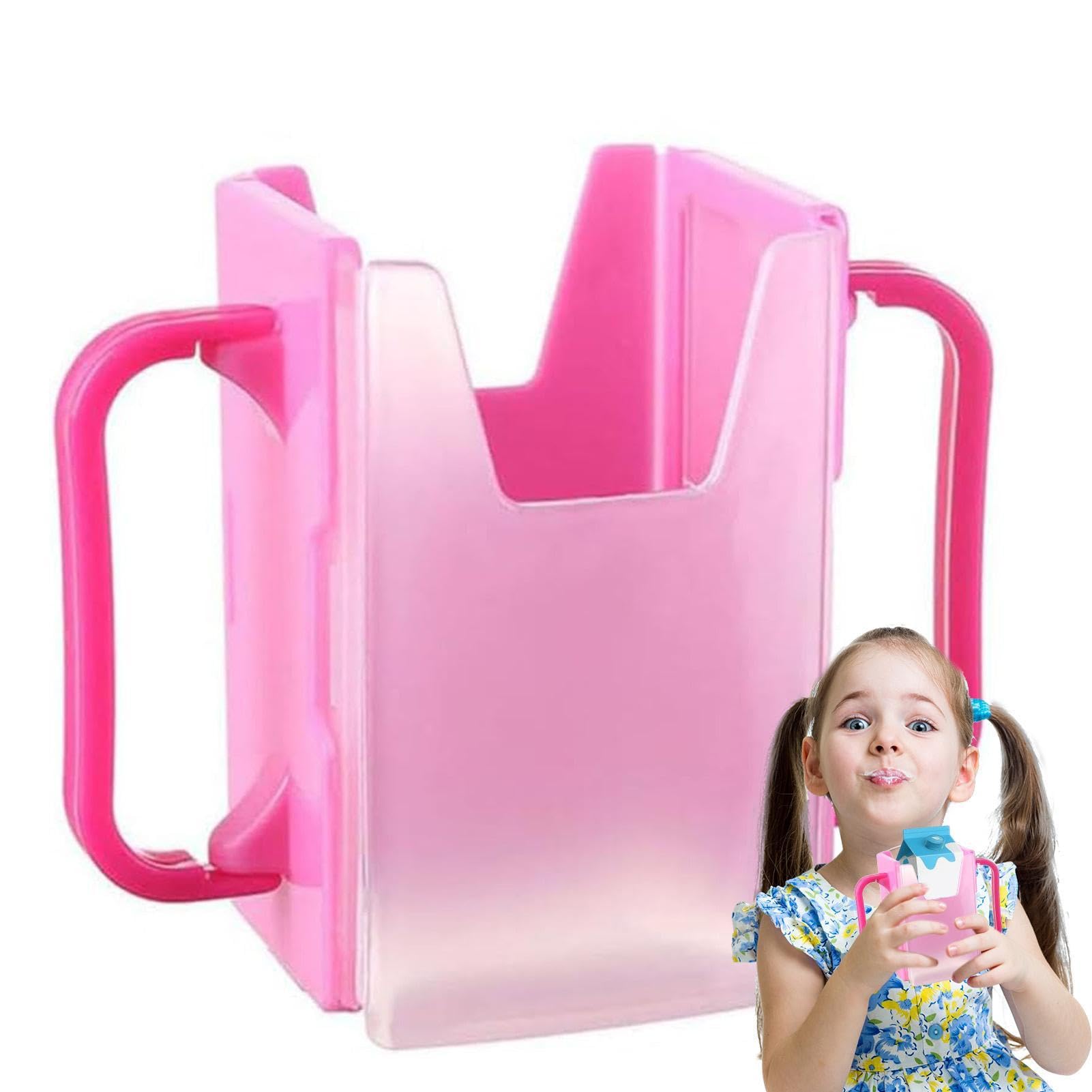 Adjustable Stroller Bottle Holder for Kids - Squeeze-Proof Juice Box & Drink Pouch Holder | Portable Toddler Cup Carrier for Strollers, Car Seats & High Chairs | Perfect for On-the-Go Families