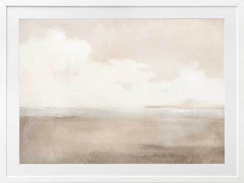 Delicate Horizons Framed Art Print - Modern Wall Decor for Living Room, Bedroom & Office - Perfect Home Decoration Gift