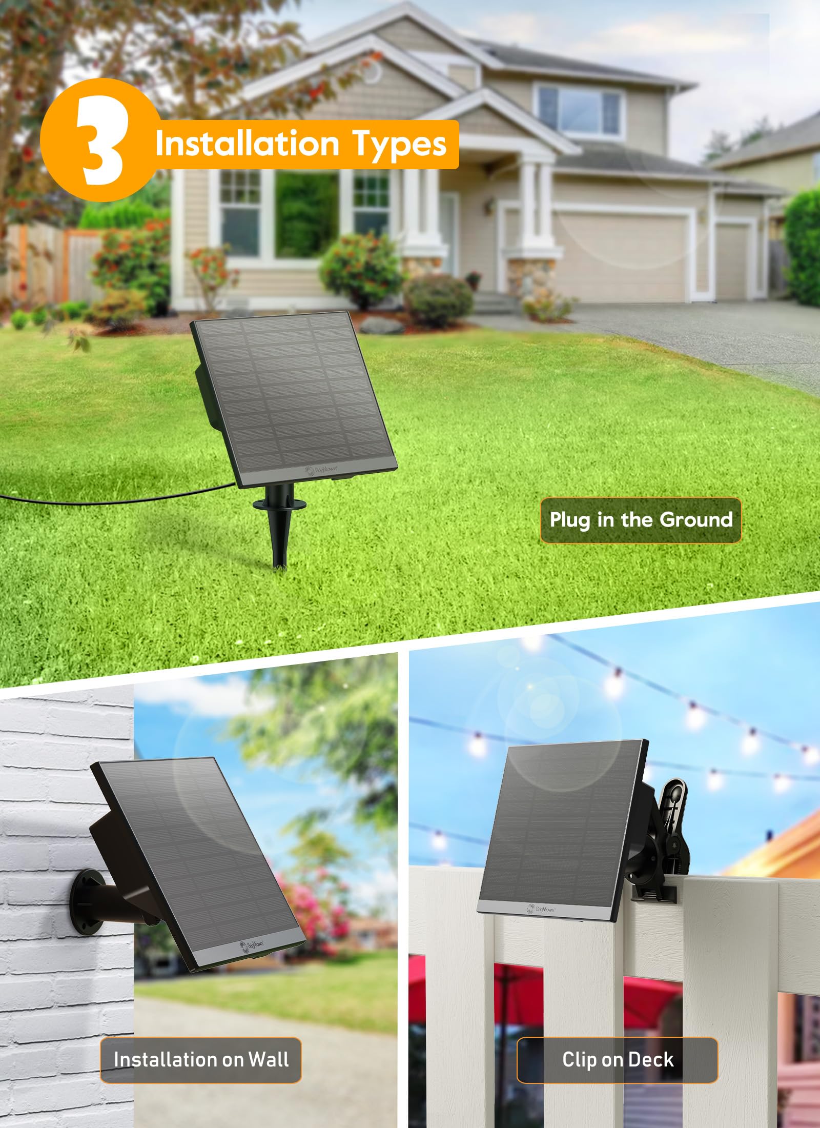 Brightown 58FT Solar String Lights Outdoor - 26 LED Shatterproof Bulbs, Remote Control, 3 Light Modes, Weatherproof & Commercial Grade - Perfect for Backyard, Patio, Garden, Wedding, Party Decor & Holiday Lighting