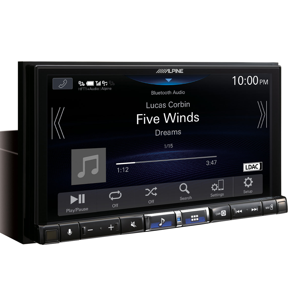 Alpine iLX-507 7-Inch Digital Multimedia Car Stereo Receiver with Hi-Res Audio - Perfect for Car Audio Upgrades & Hands-Free Driving