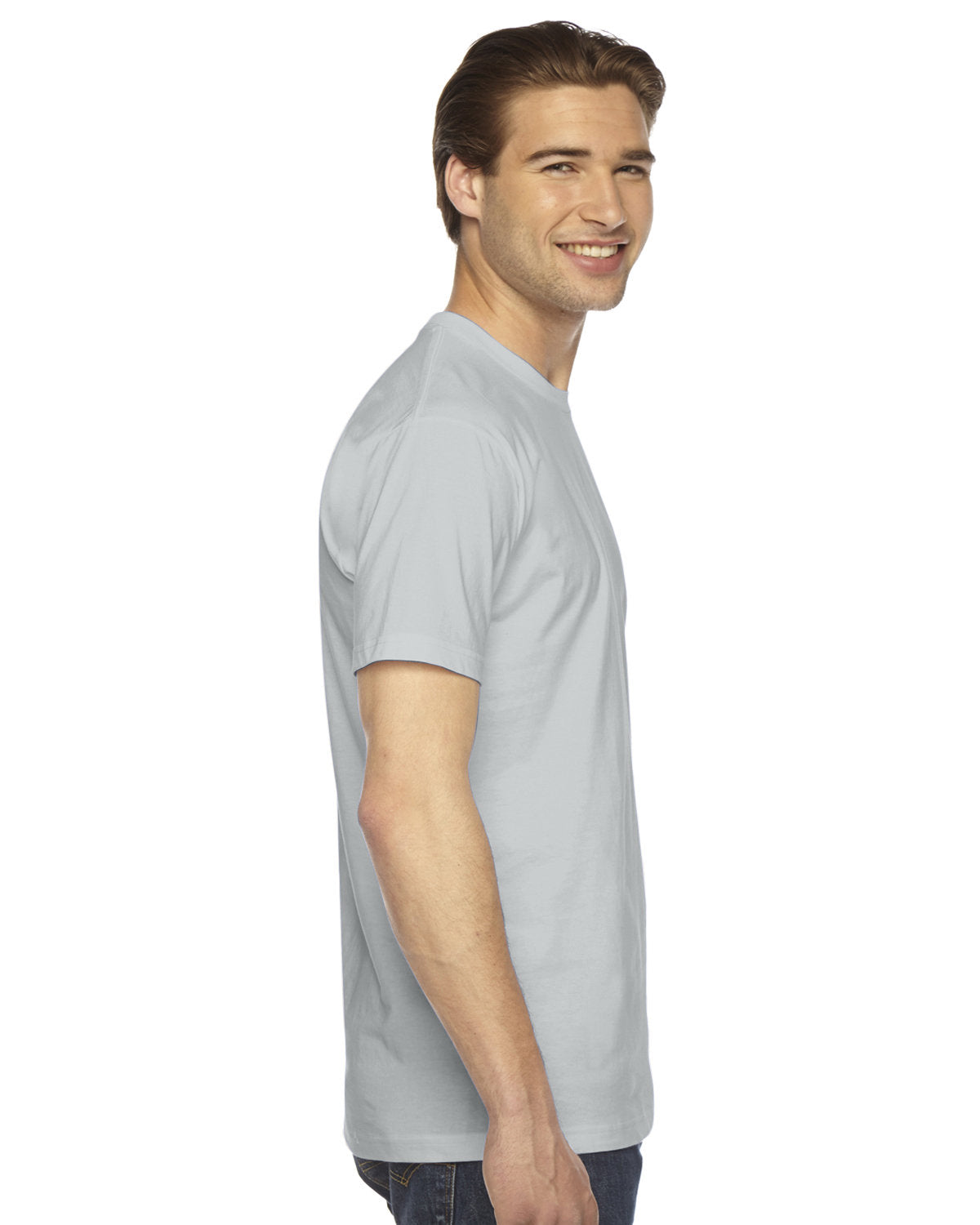 American Apparel 2001W Unisex Fine Jersey Short Sleeve T-Shirt | Soft Cotton Tee for Men & Women | Perfect for Casual Wear, Gym, and Everyday Outfits