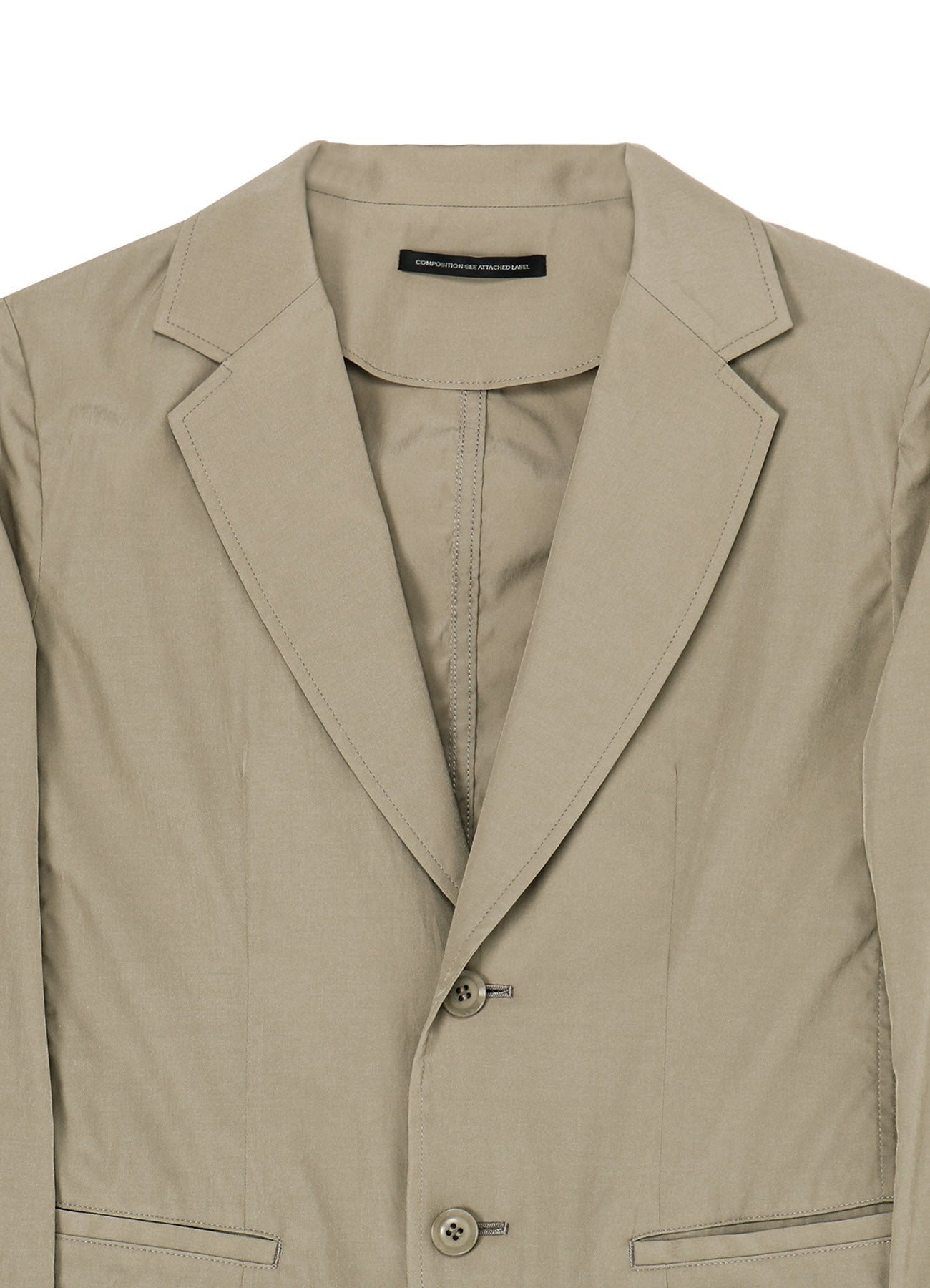 Men's C/Ta/Pe Twill 2-Button Casual Jacket - Perfect for Office Wear & Business Casual Outfits