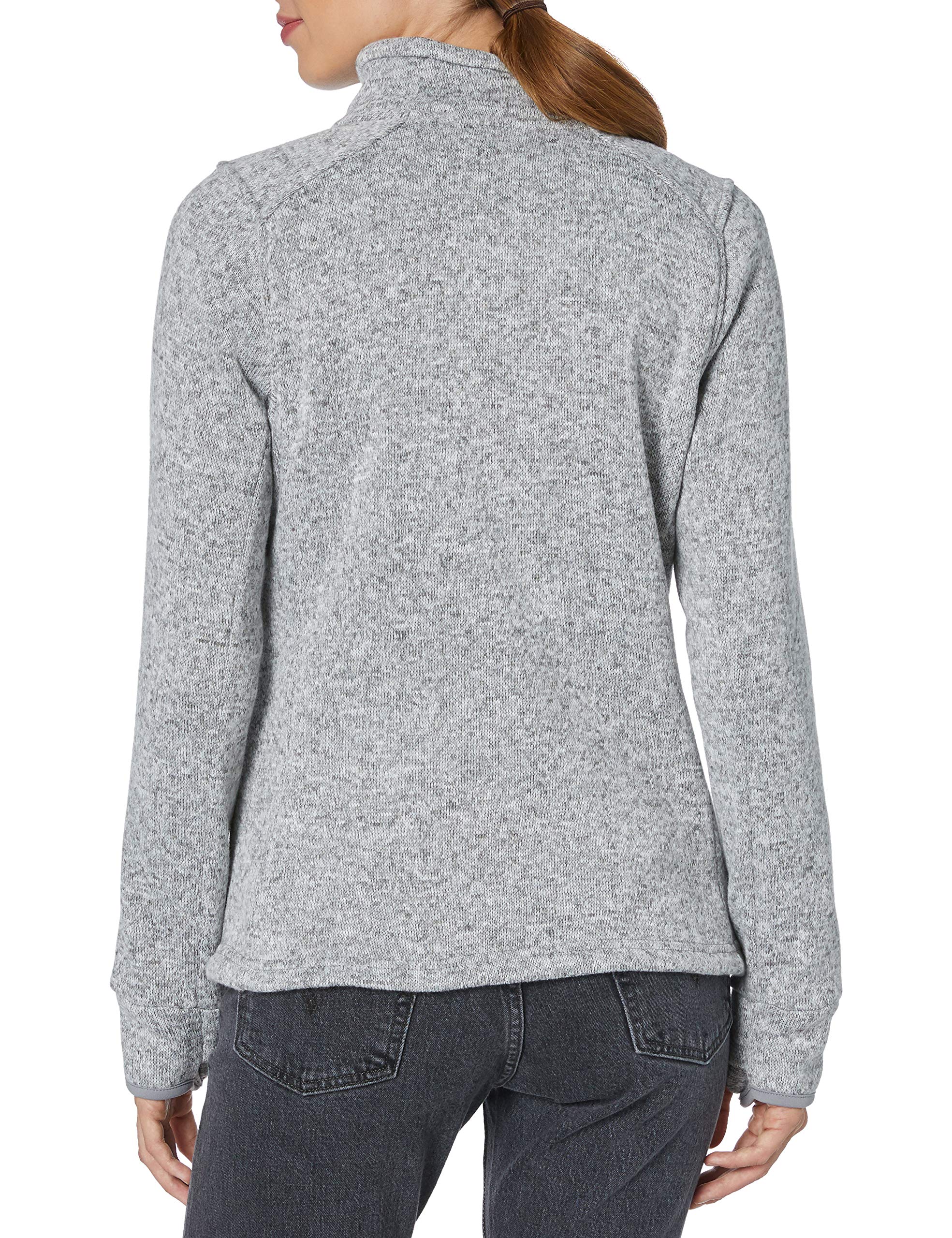 Charles River Apparel Women's Heathered Fleece Jacket - Soft Warm Winter Coat for Outdoor Activities, Hiking & Casual Wear