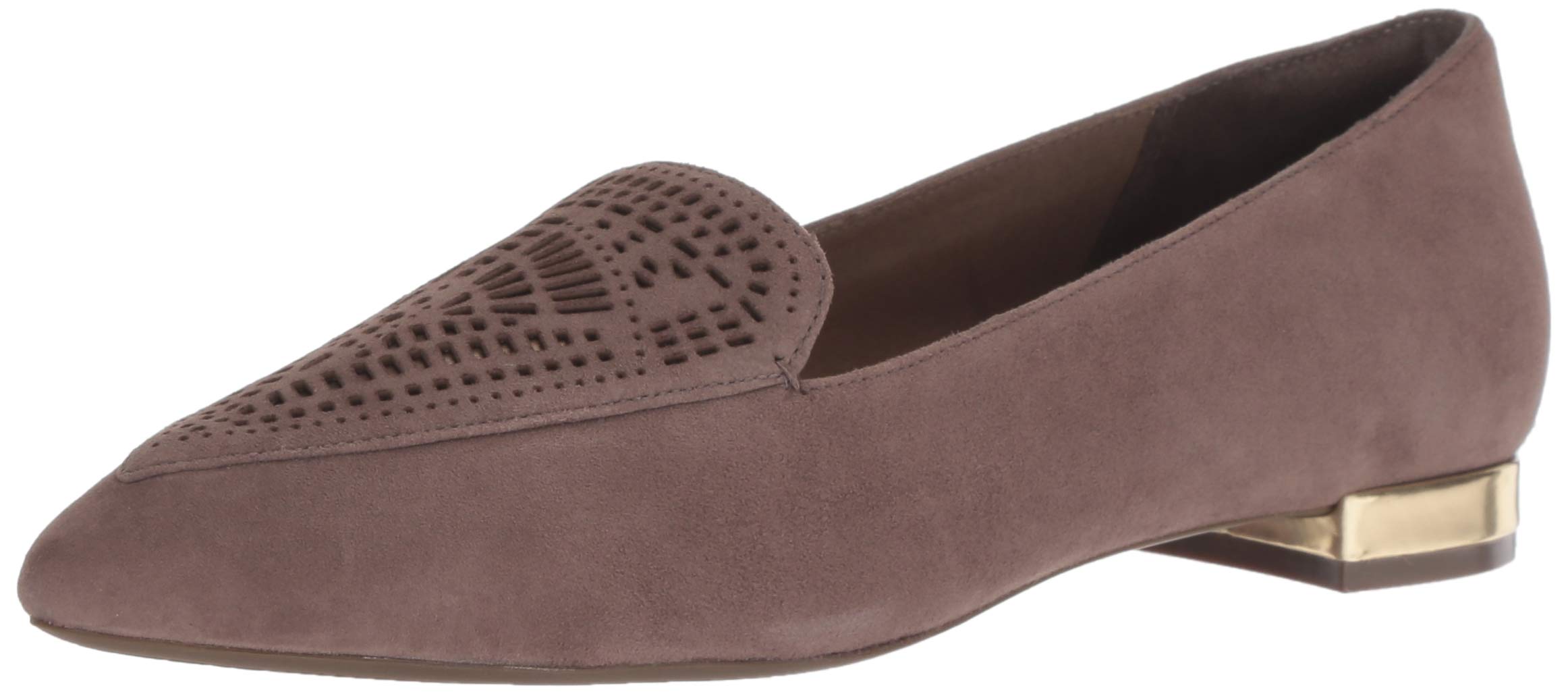 Rockport Women's Total Motion Adelyn Laser Loafer Flat - Comfortable Slip-On Shoes for Work, Travel & Everyday Wear