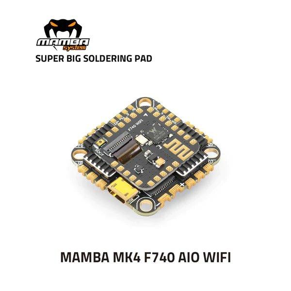 Diatone MAMBA MK4 F740 40A 6S 32bit AIO Flight Controller & ESC with WiFi - 25.5x25.5mm for FPV Drones, Quadcopters, and RC Aircraft - Perfect for Racing, Freestyle Flying, and Aerial Photography