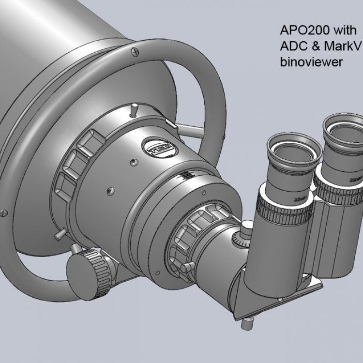 APO200FL F/11 Telescope - High Performance Apochromatic Refractor for Astrophotography & Stargazing - Perfect for Astronomy Enthusiasts & Night Sky Observation
