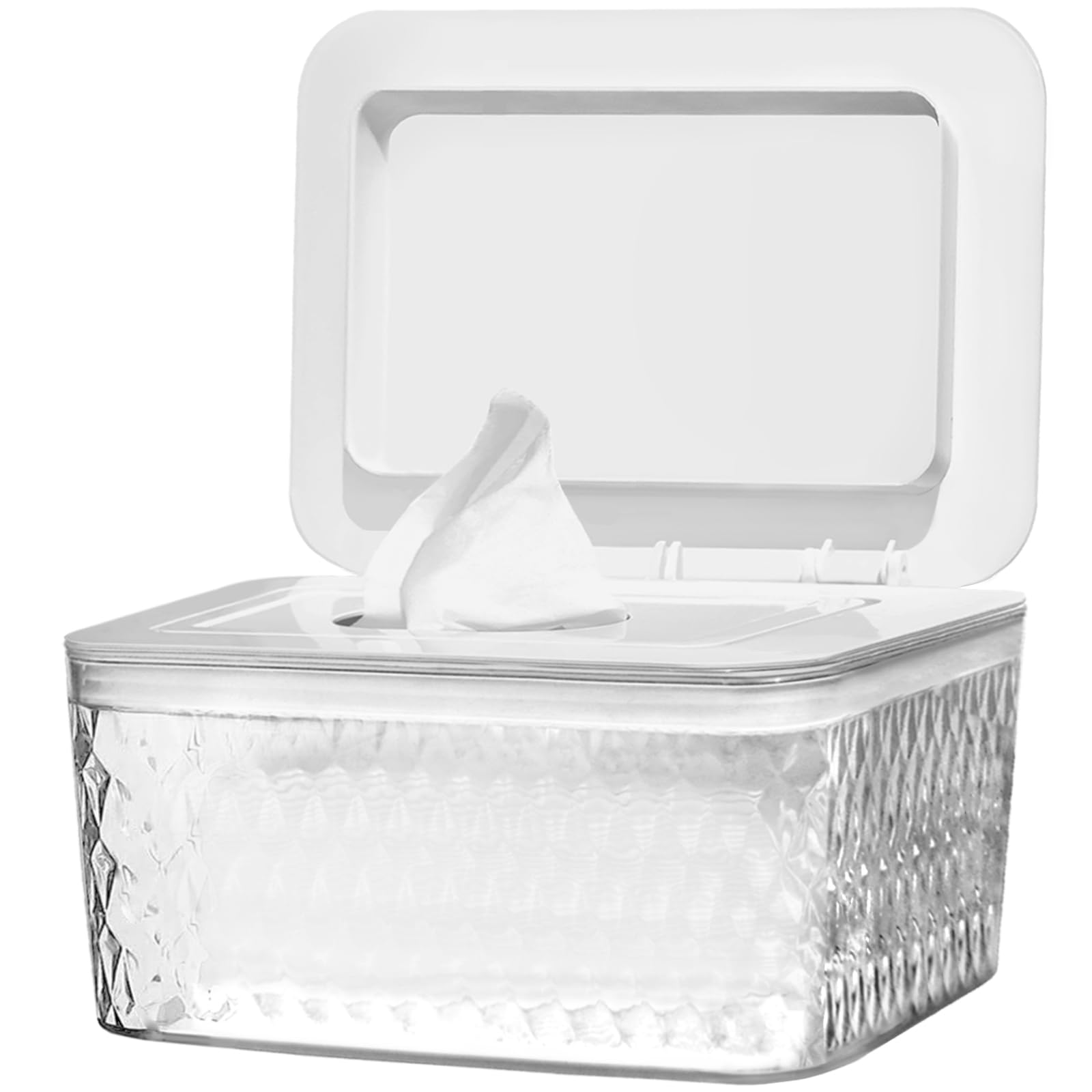 Seal-Designed Wipe Dispenser Holder - Dust-Proof & Non-Slip Bathroom Wipes Case (6.7