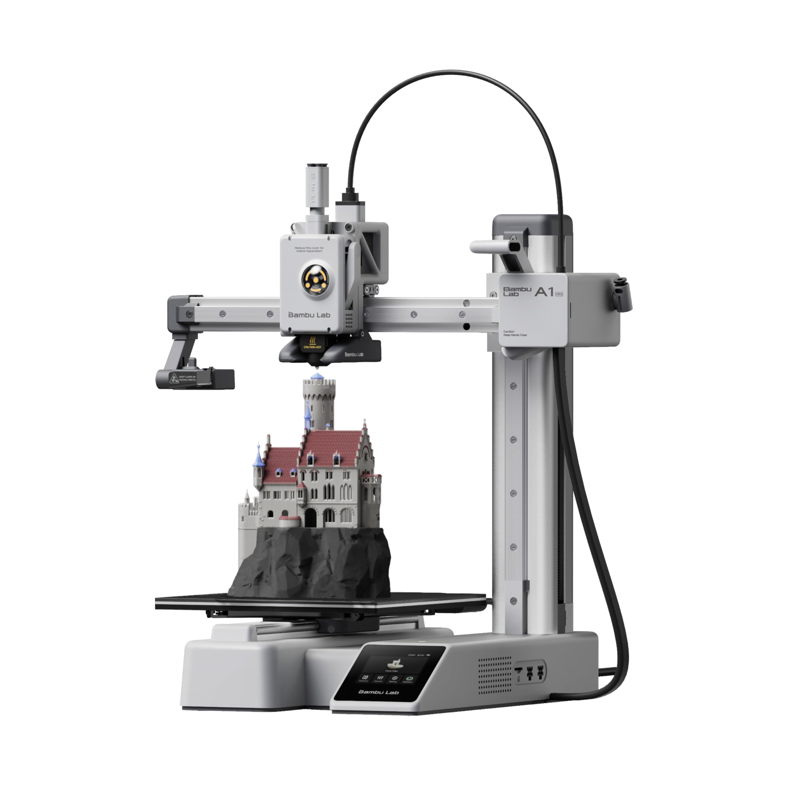 Bambu Lab A1 Mini 3D Printer - Multi-Color Printing, Fast Setup in 20 Minutes, High Speed & Precision, Auto Calibration, Quiet FDM Printer (≤48 dB) - Perfect for Home, Office & Educational Use